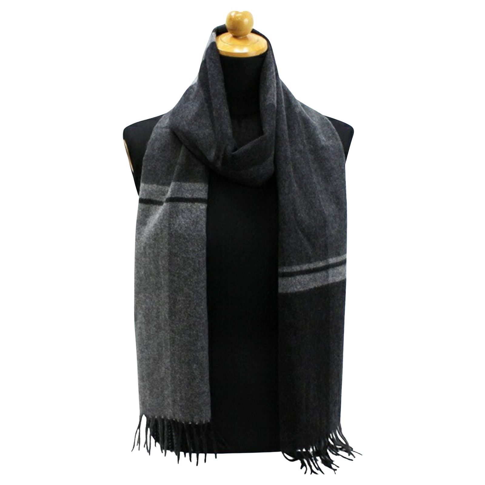 Cravate Vintage Lanvin En Laine Mohair Alpaga - Motif Géométrique Multicolore - Occasion Bon état
