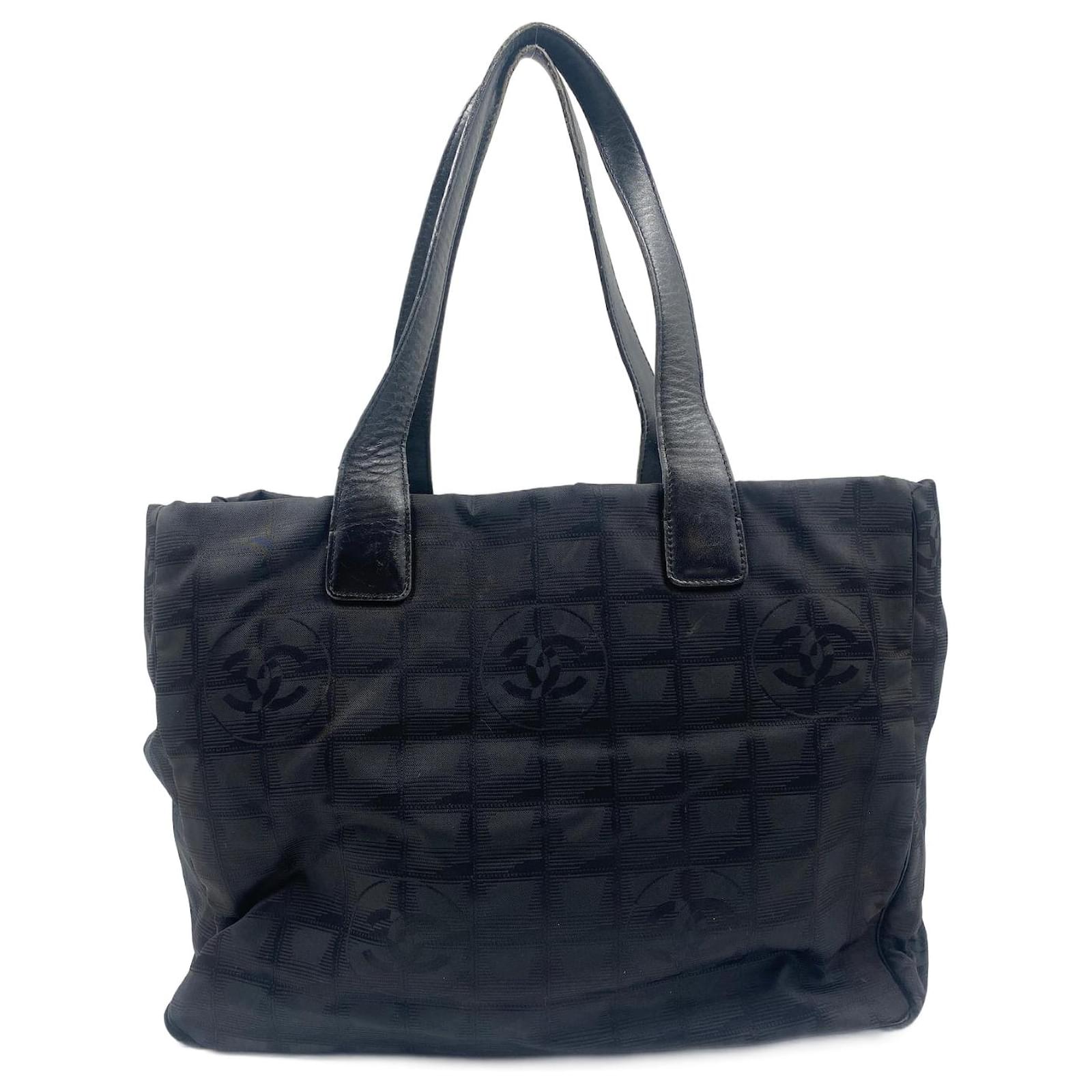 Black Polyester New Travel Line Tote Chanel Bag ref.784150 - Joli Closet