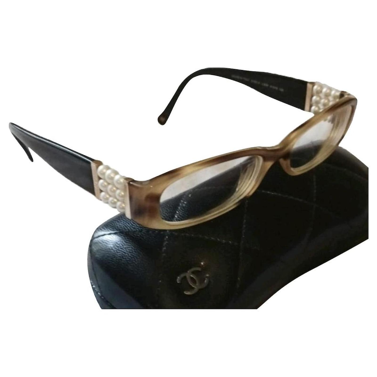 Women's Designer Eyeglass Frames Chanel with pearls at