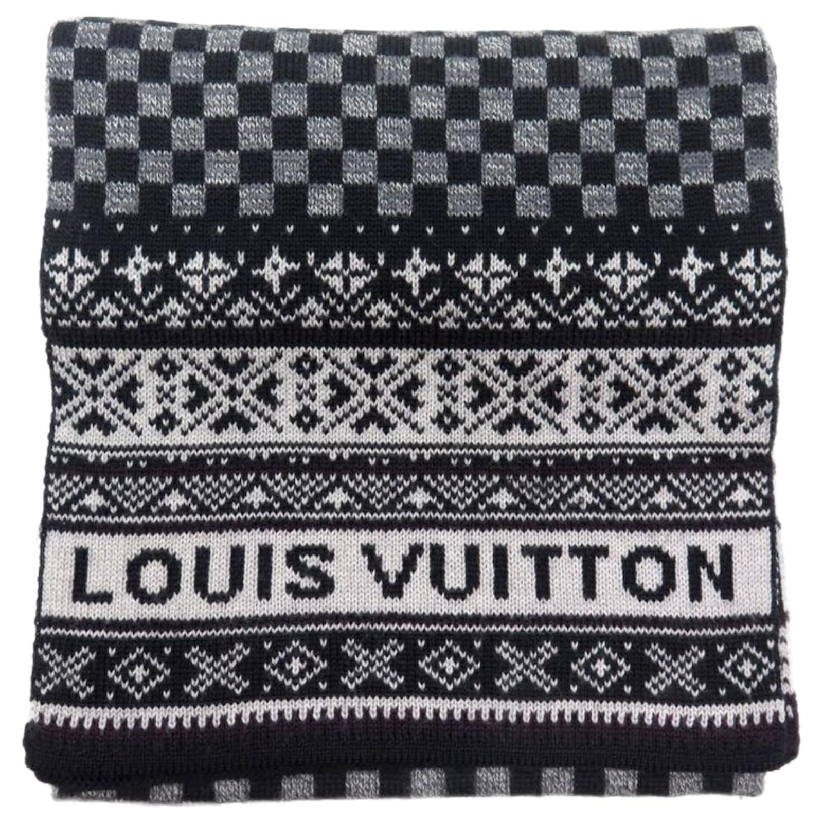 vuitton damier scarf and