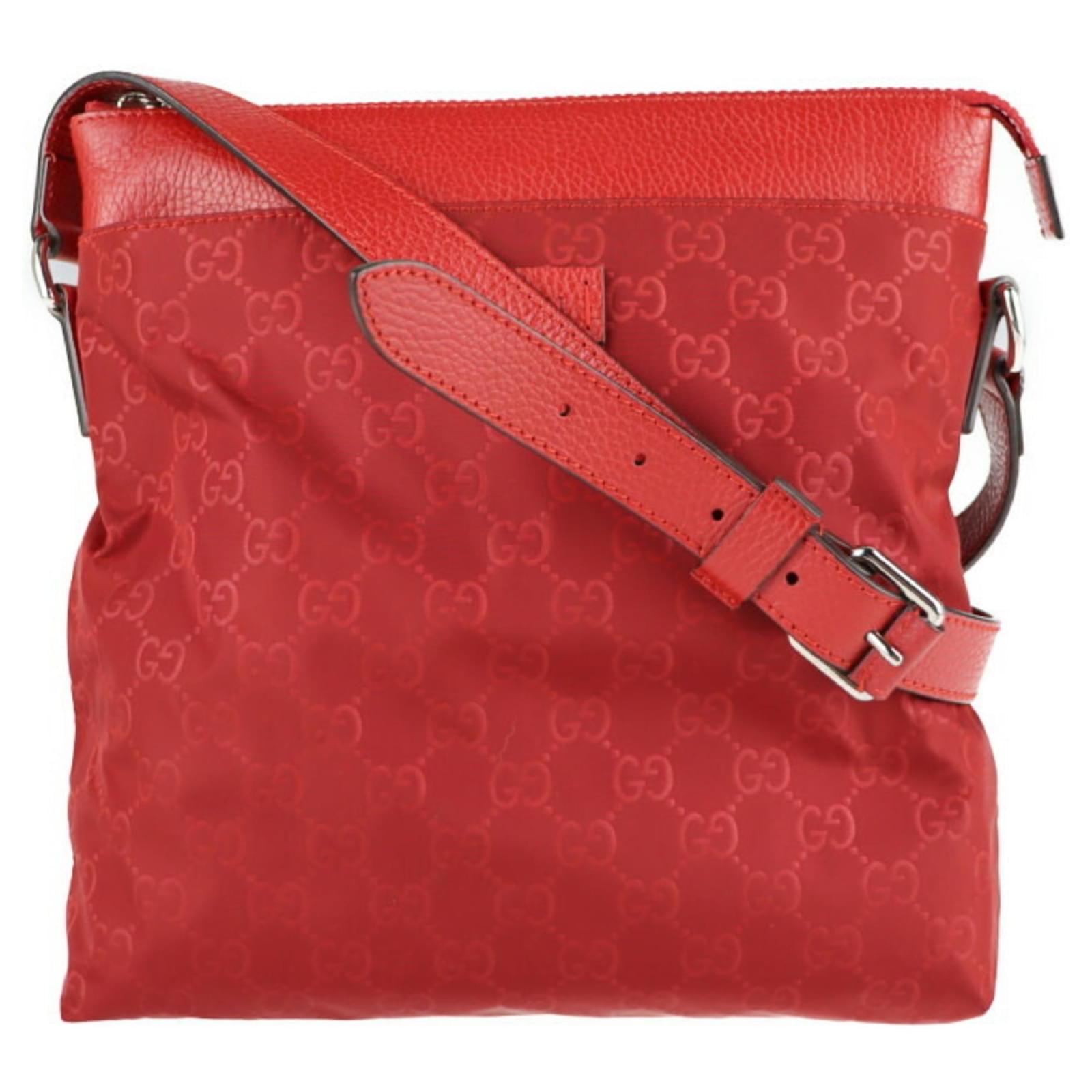 Gucci Messenger Red Synthetic ref.785368 Joli Closet