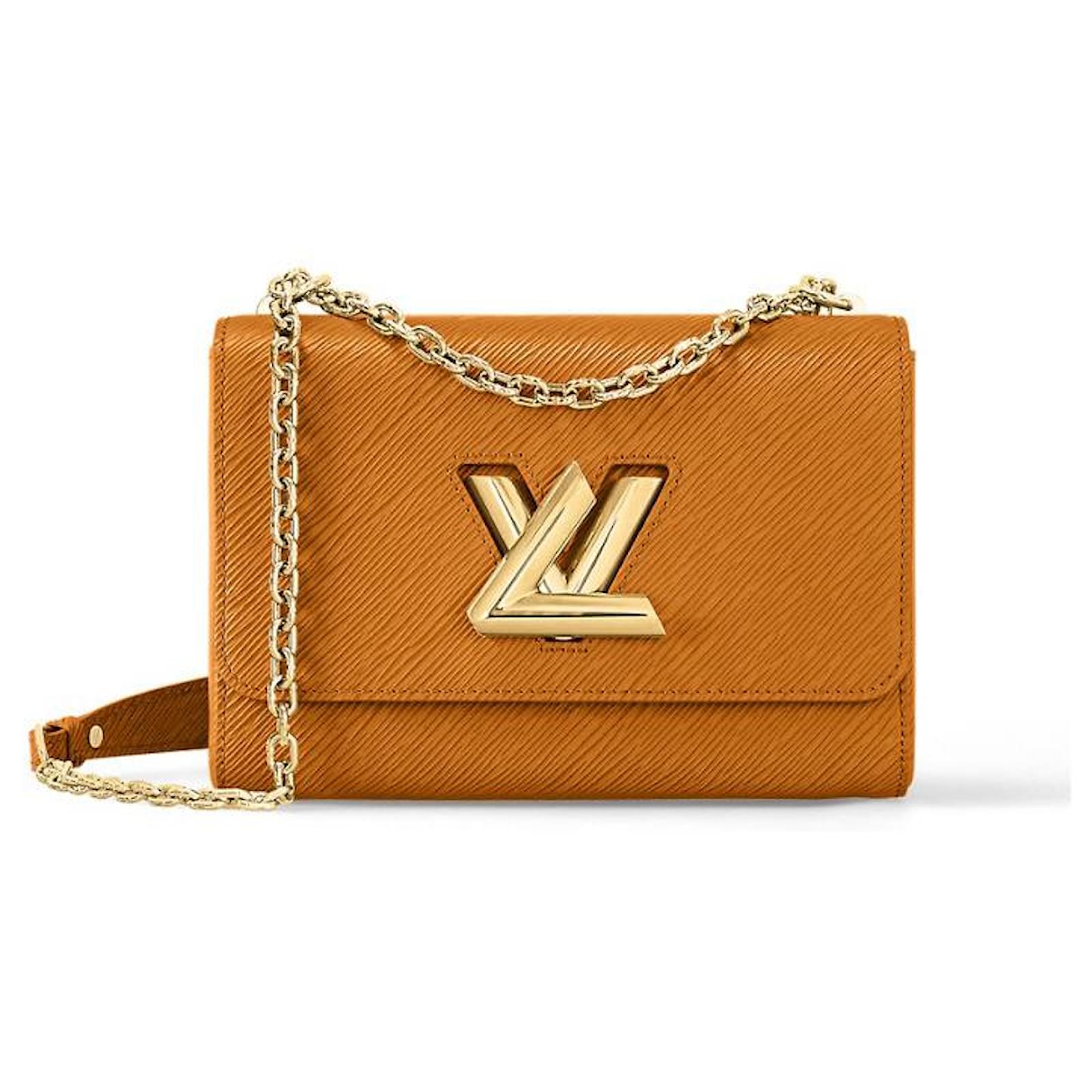 Handbags Louis Vuitton LV Twist Bag EPI Leather Honey Colour