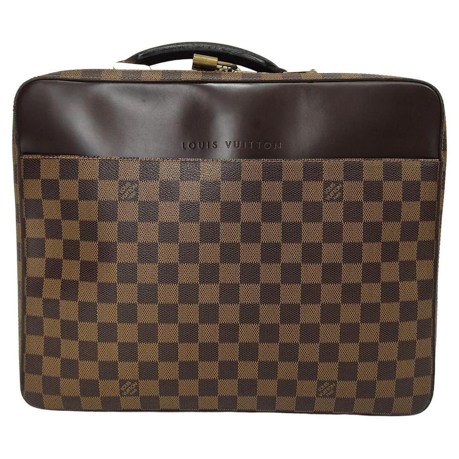 Louis Vuitton Damier Ebene Briefcase Brown ref.785453 - Joli Closet
