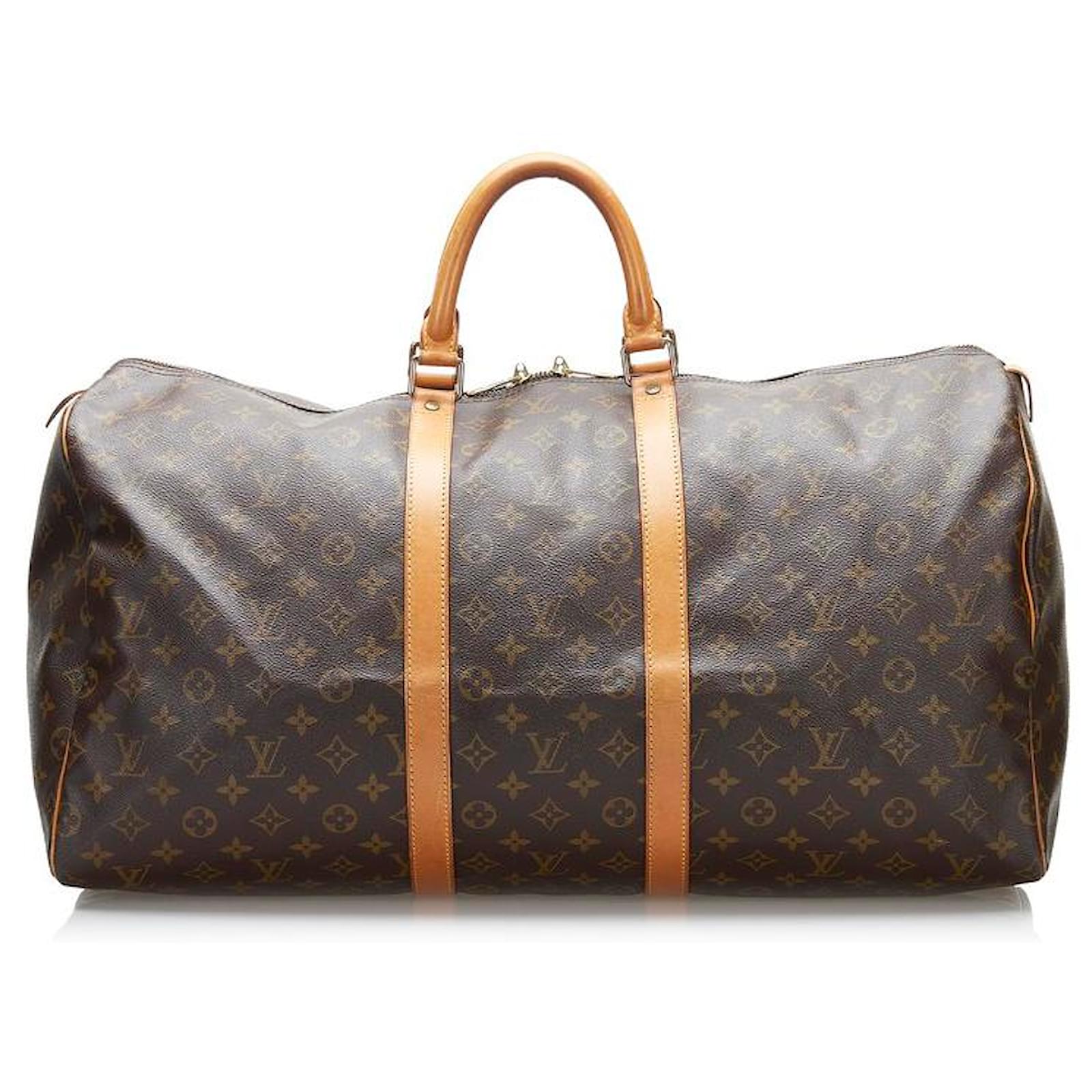 Louis Vuitton Monogram Keepall 55 M41424 Brown Cloth ref.944649 - Joli  Closet