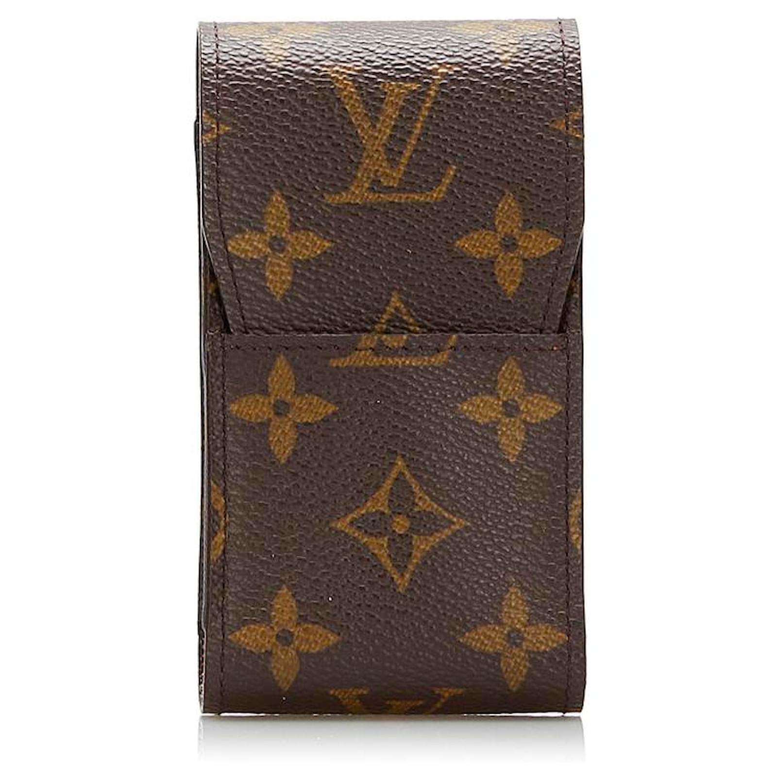 Louis Vuitton Monogram Cigarette Case M63024 Brown Cloth ref