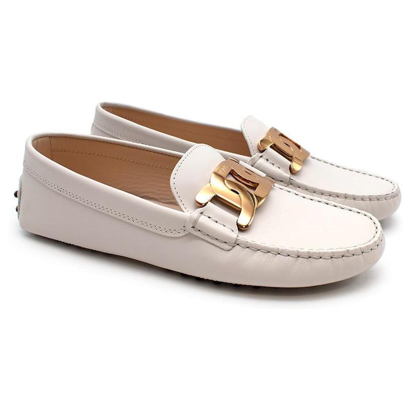 Tod's Kate Flat Loafers - White