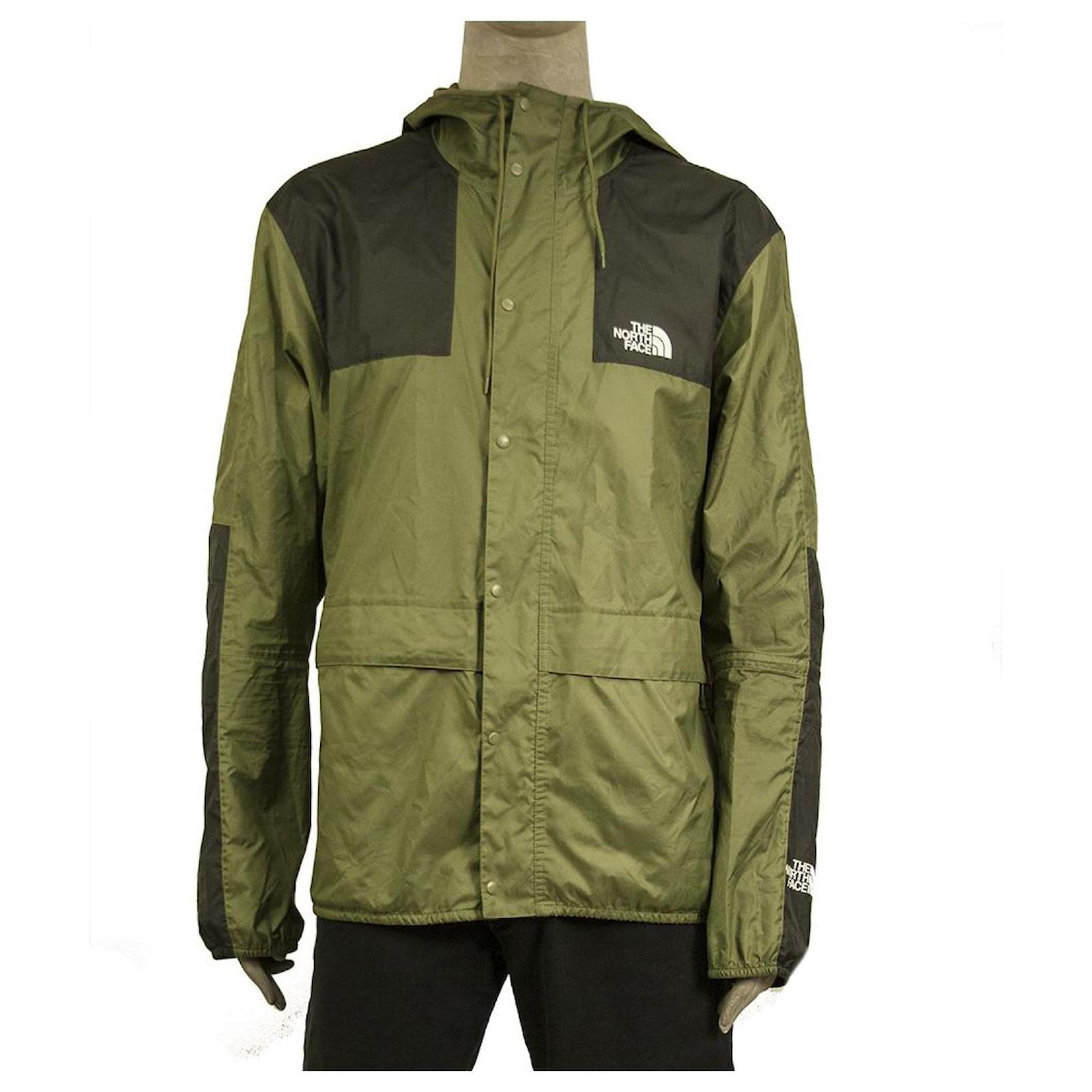 Khaki green north outlet face jacket