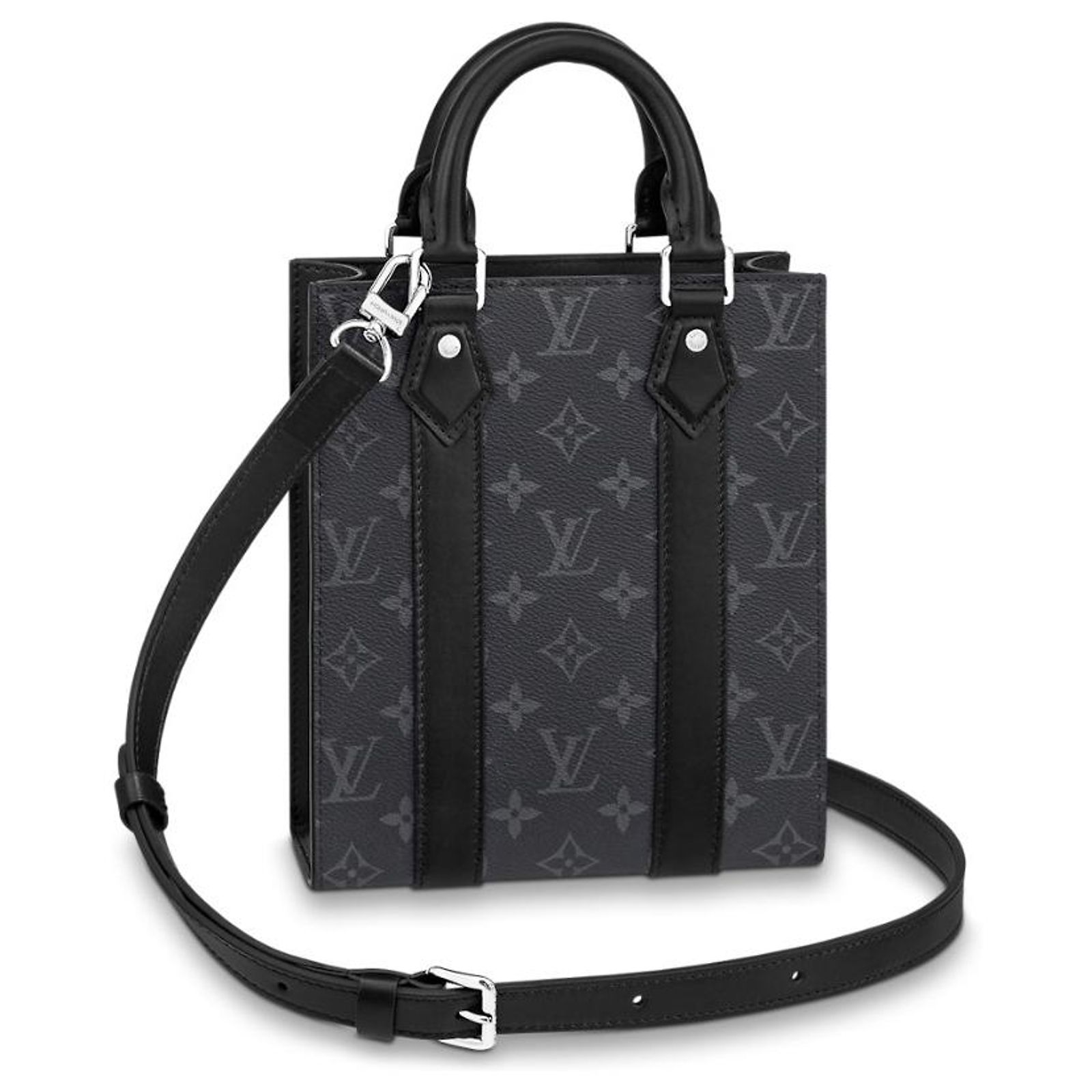Louis Vuitton LV Sac Plat Mini eclipse Black ref.786029 - Joli Closet