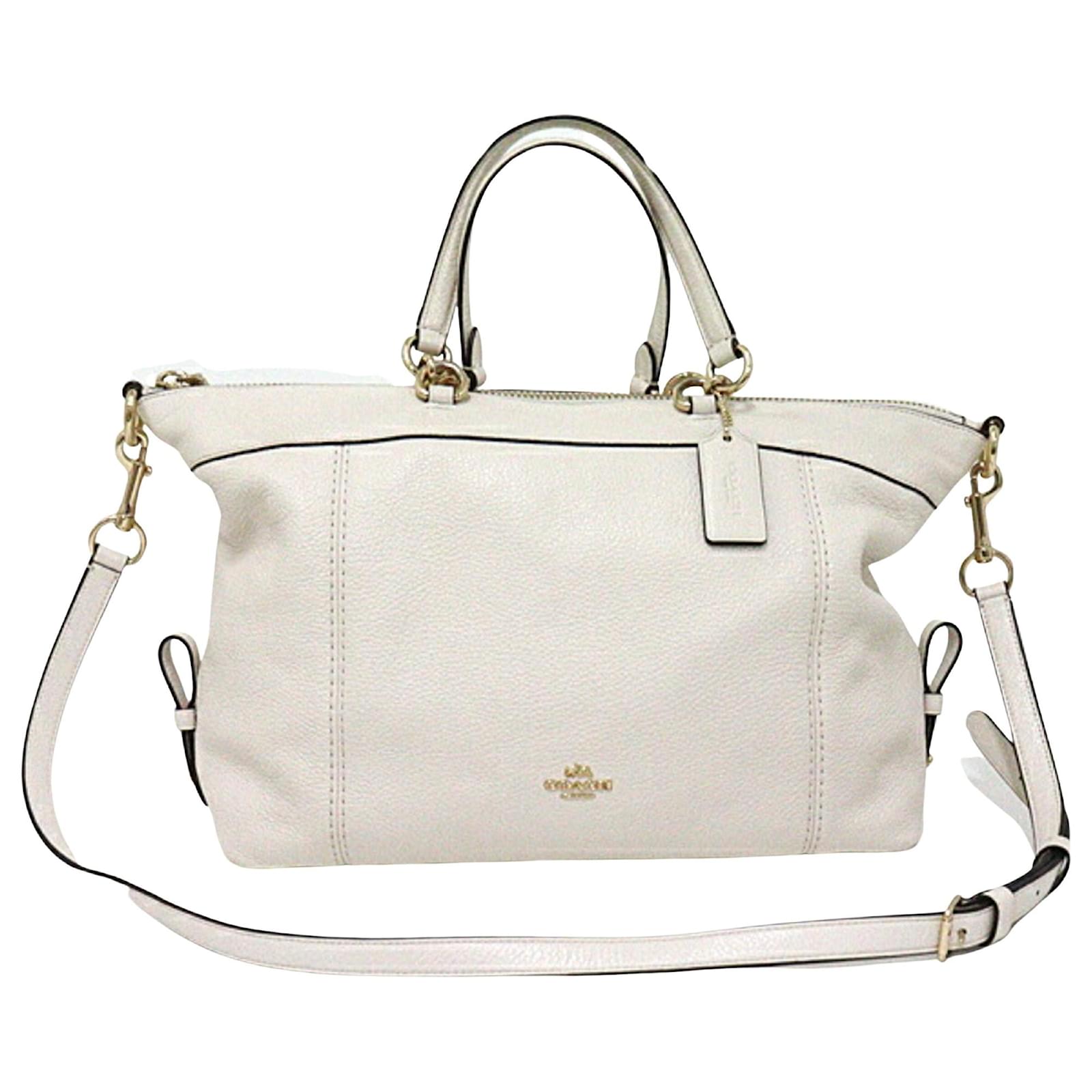Coach Entra?�neur Cuir Blanc ref.786363 - Joli Closet