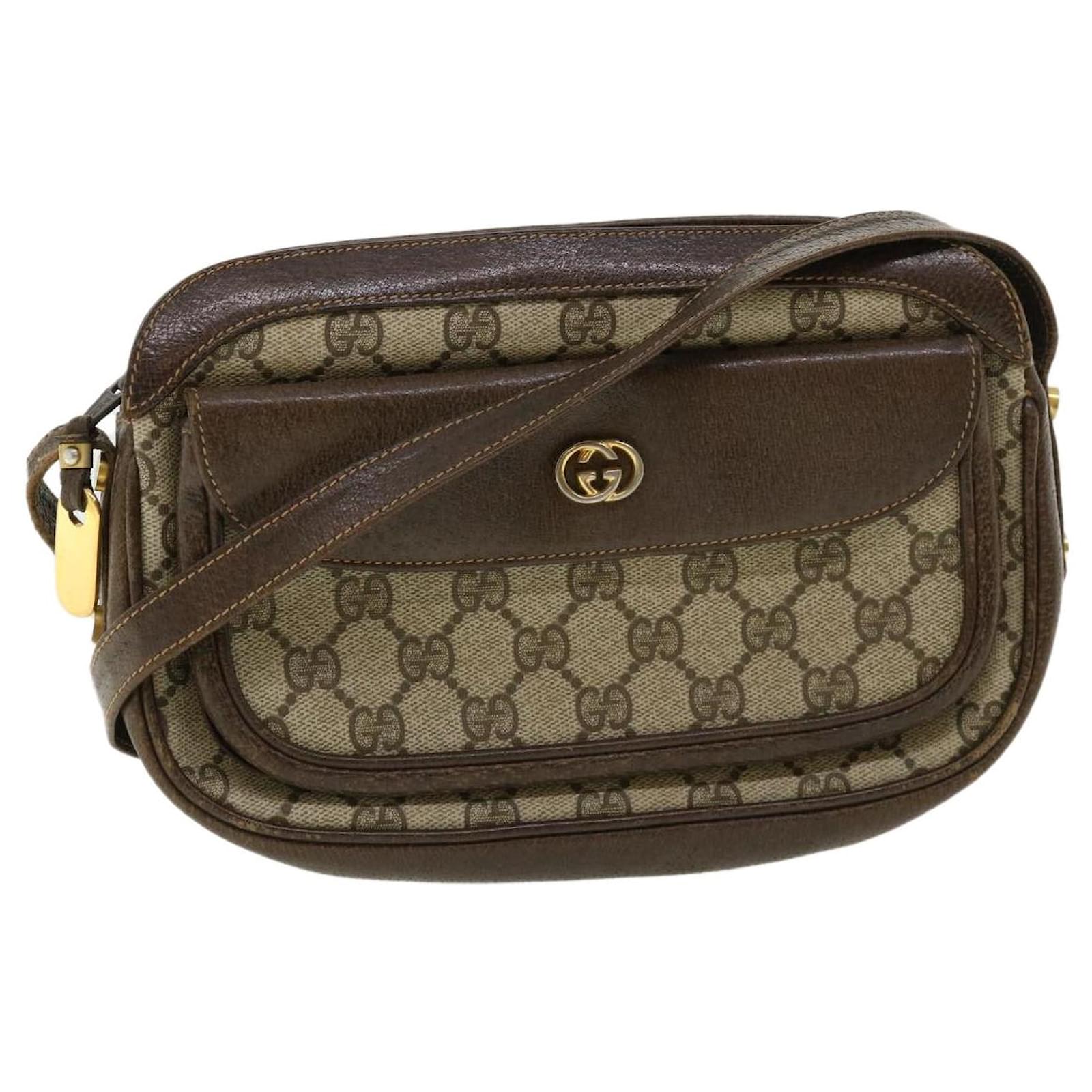 Buy Gucci Pre-loved GUCCI GG Supreme Handbag mini boston bag PVC