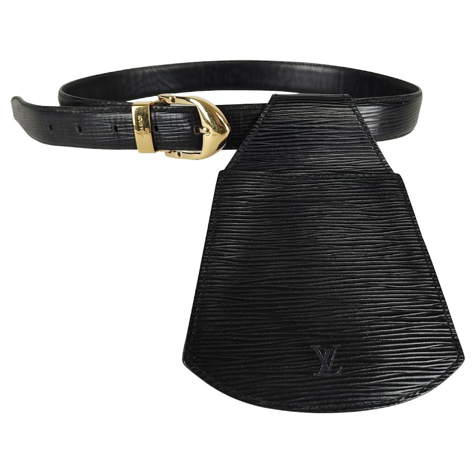 Louis Vuitton Sherwood Epi Belt Bag Black Leather ref.786491 - Joli Closet
