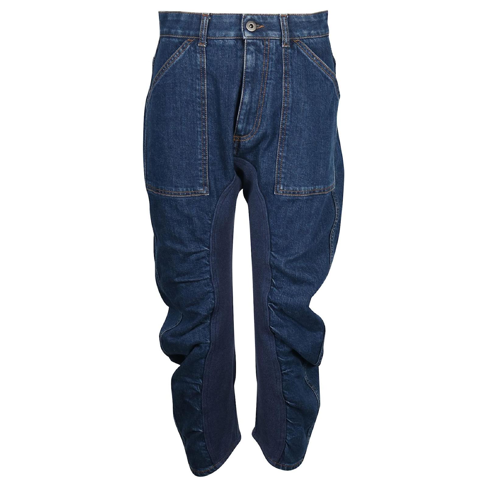 Parat En smule periskop Stella Mc Cartney Blue Denim Jeans with Inner Panel ref.786653 - Joli Closet