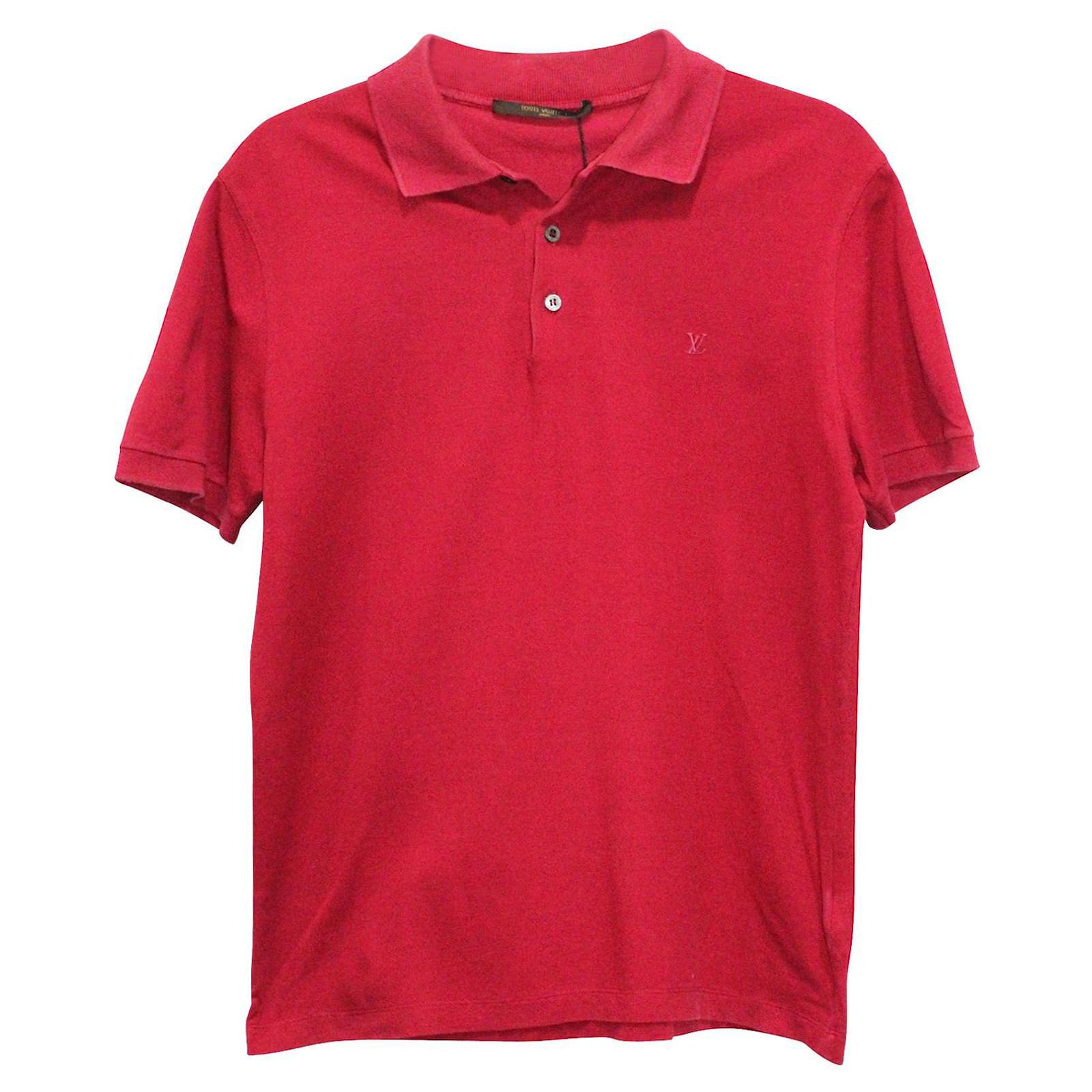 Louis Vuitton Dark Pink Polo Shirt Cotton ref.786684 - Joli Closet