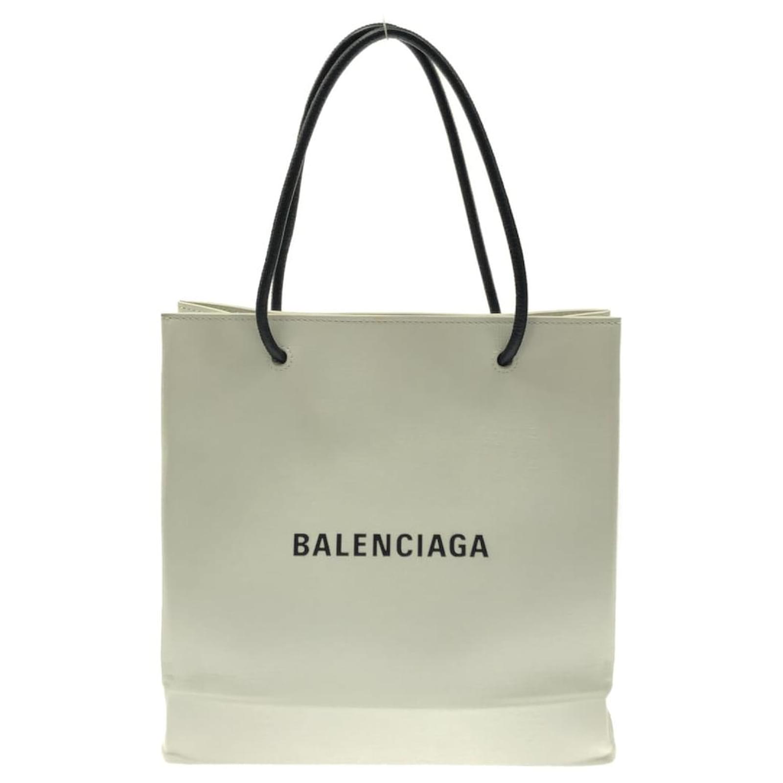 Balenciaga Shopper tote White Leather ref.787307 - Joli Closet