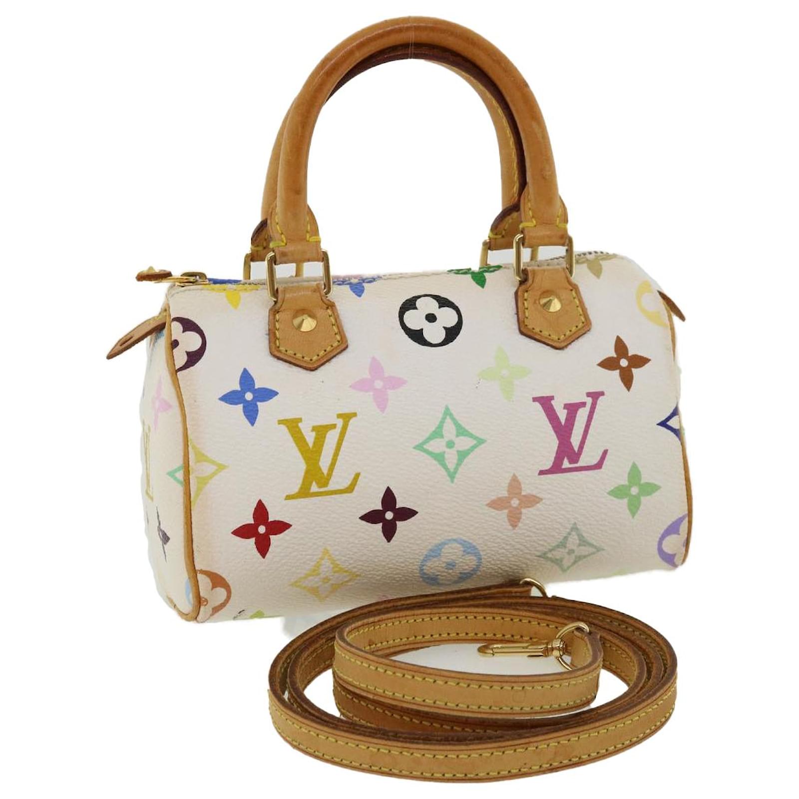 LOUIS VUITTON Monogram Multicolor Mini Speedy Hand Bag White M92645 Auth  yk5871 ref.787425 - Joli Closet