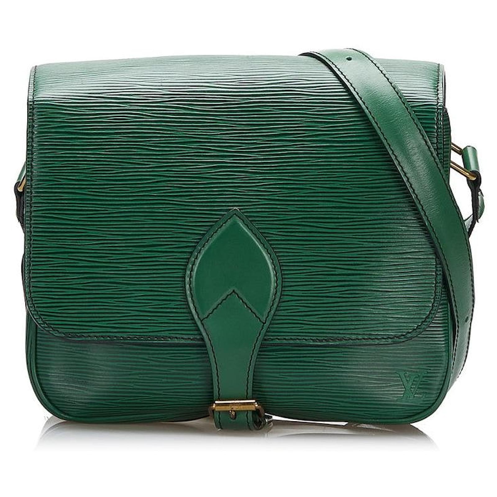 Louis Vuitton Very Messenger Bag Green Calfskin