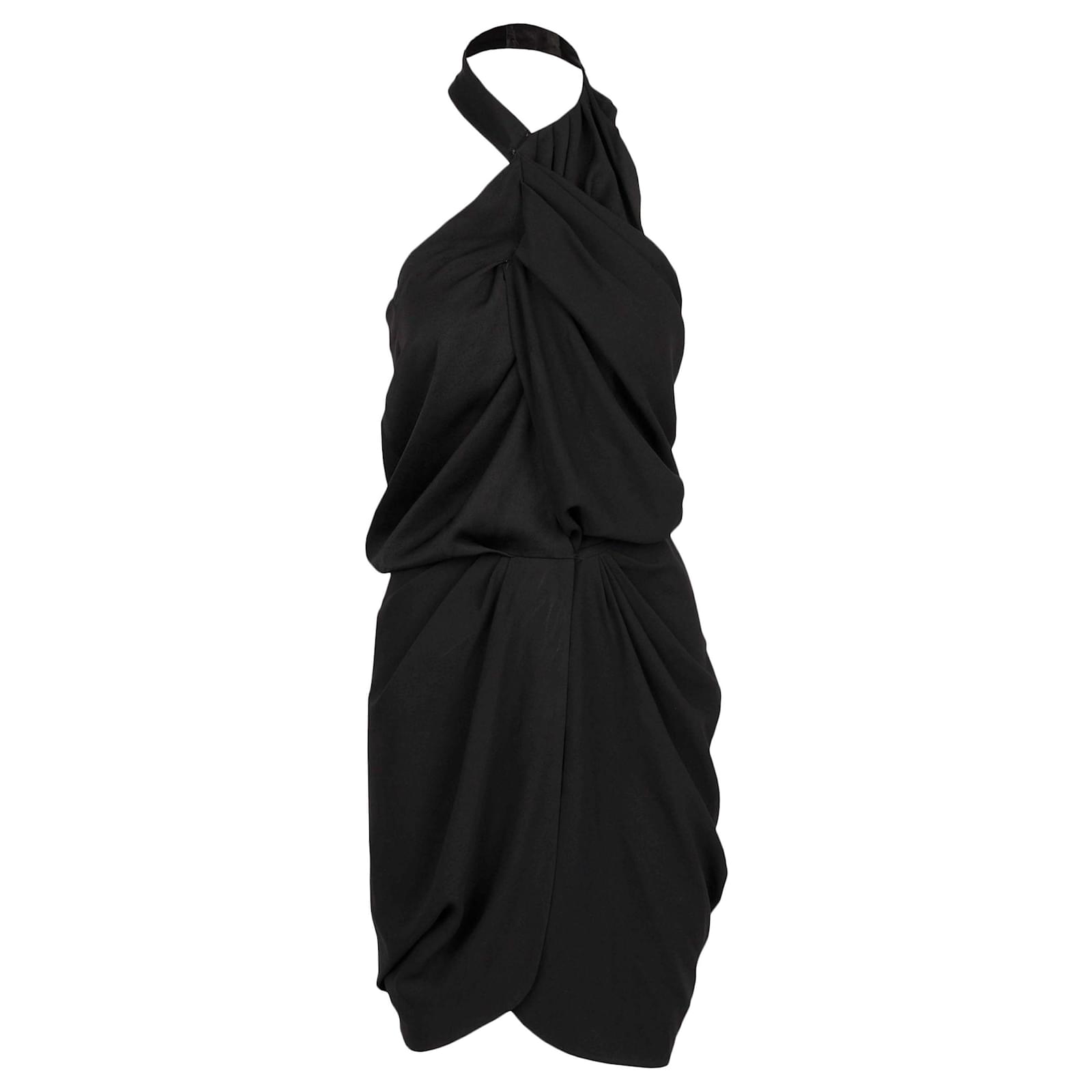 Balenciaga Black Backless Dress Polyester ref.788598 - Joli Closet