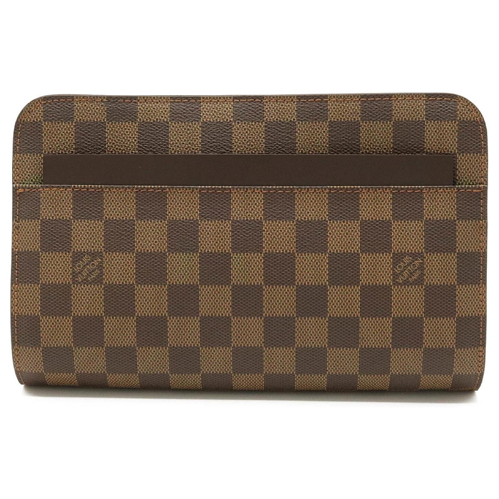 Louis Vuitton Pochette Kasai Brown Cloth ref.788793 - Joli Closet