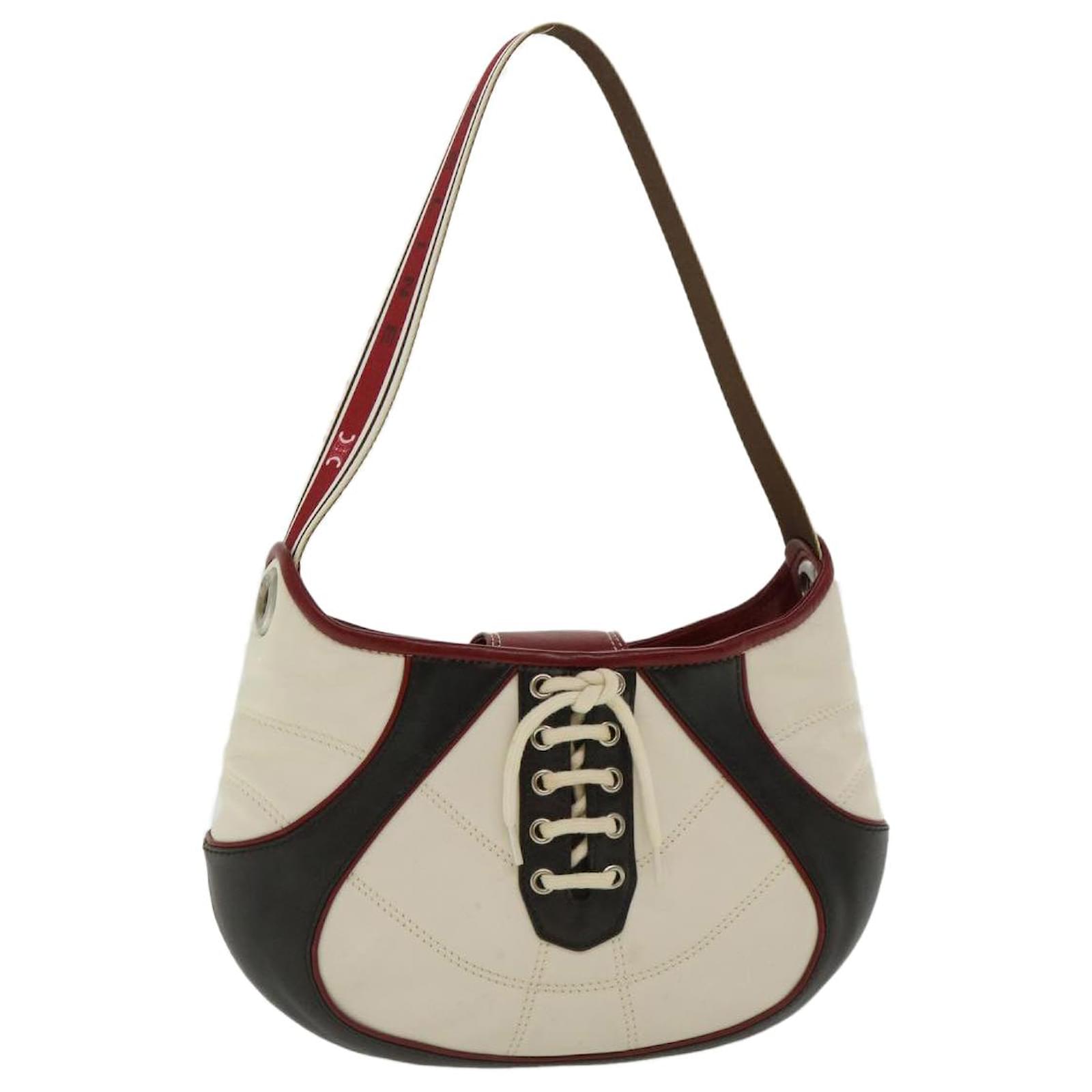 Céline Celine 2002 soccer world cup model Shoulder Bag Leather