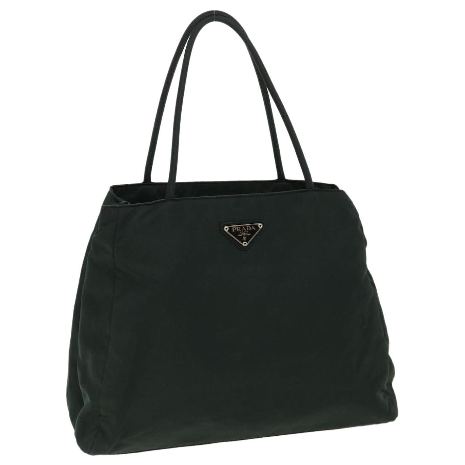 PRADA Tote Bag Nylon Khaki Auth im404 ref.788899 Joli Closet