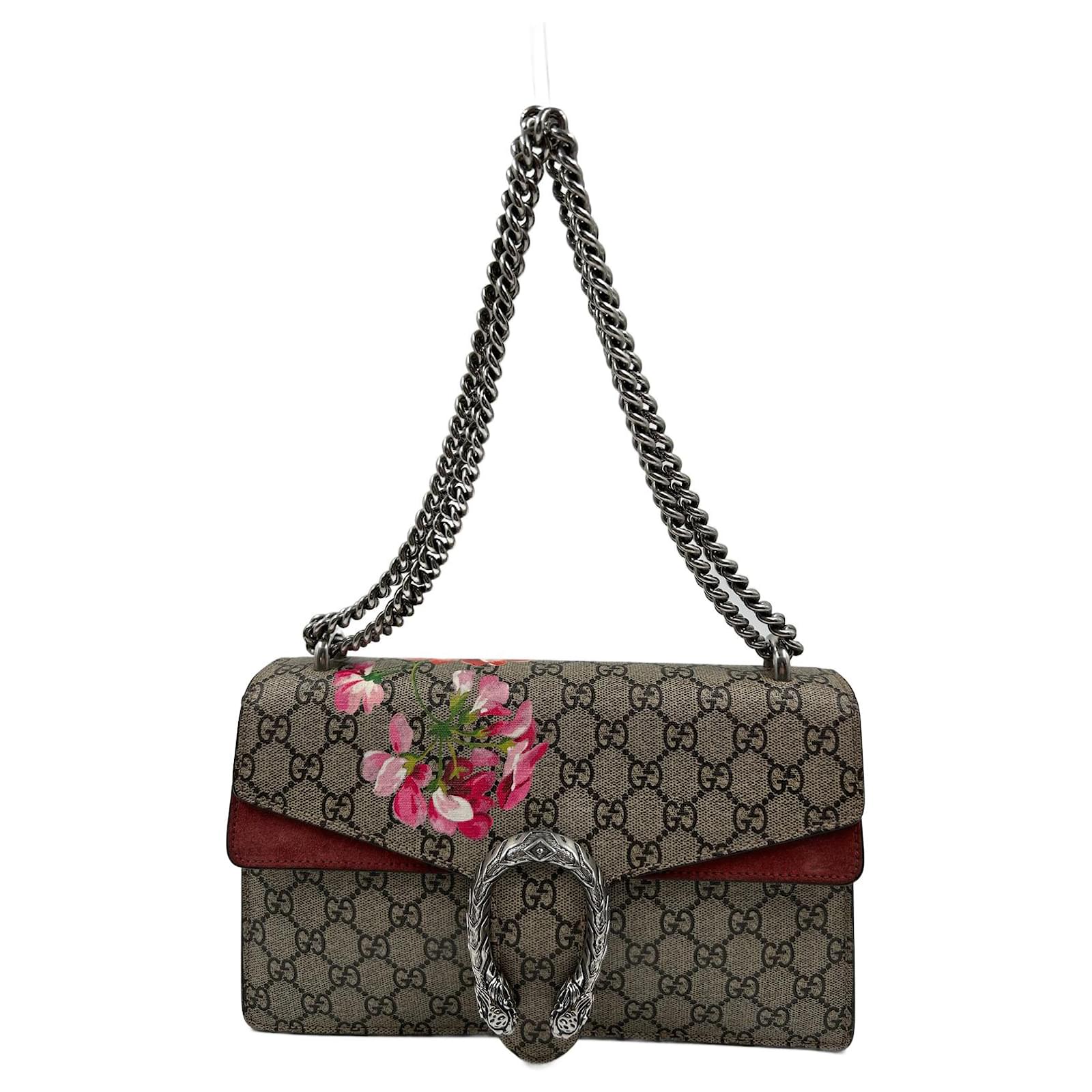 Gucci Dionysus GG Blooms Shoulder Bag Brown