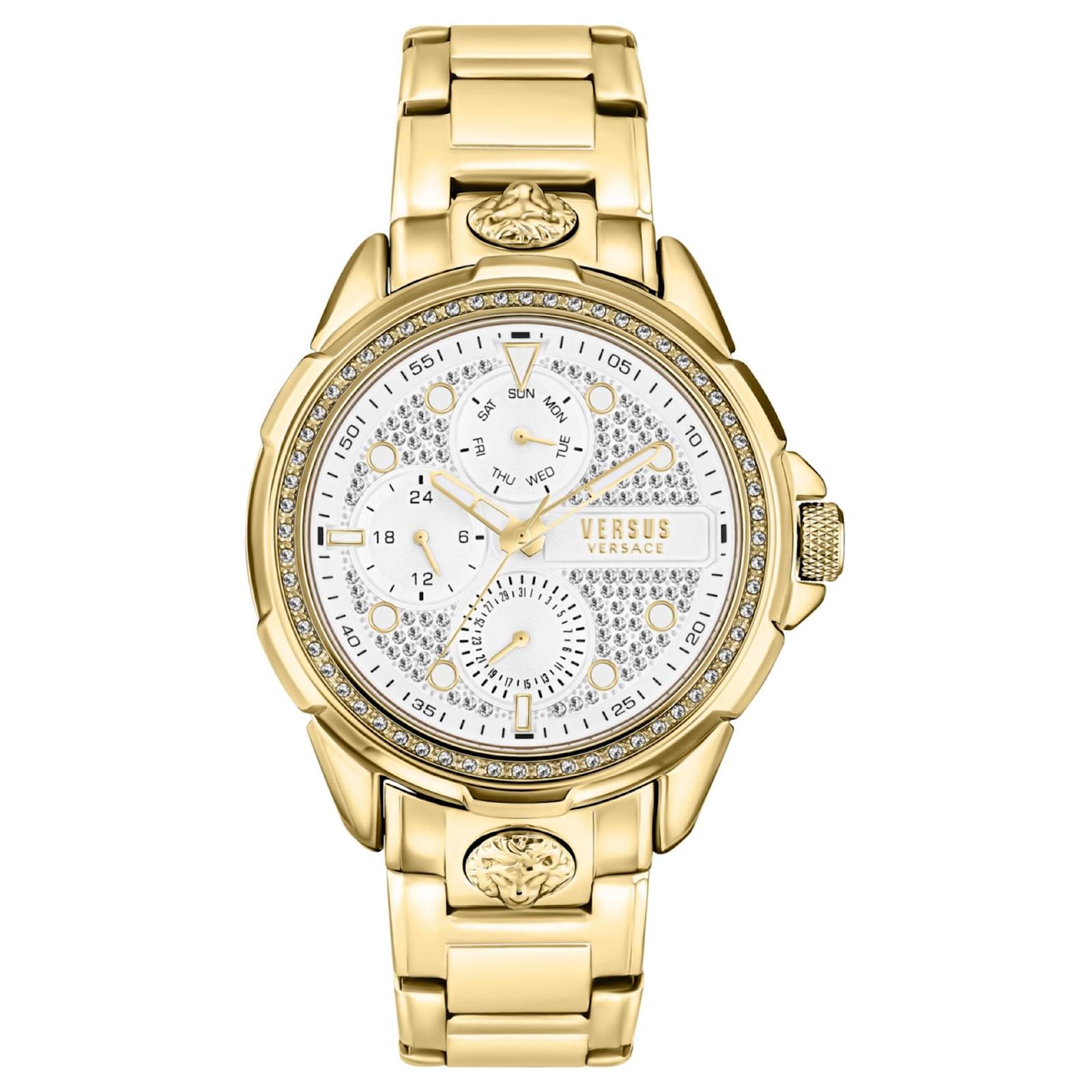 Versus Versace 6e Orologio con bracciale in cristallo