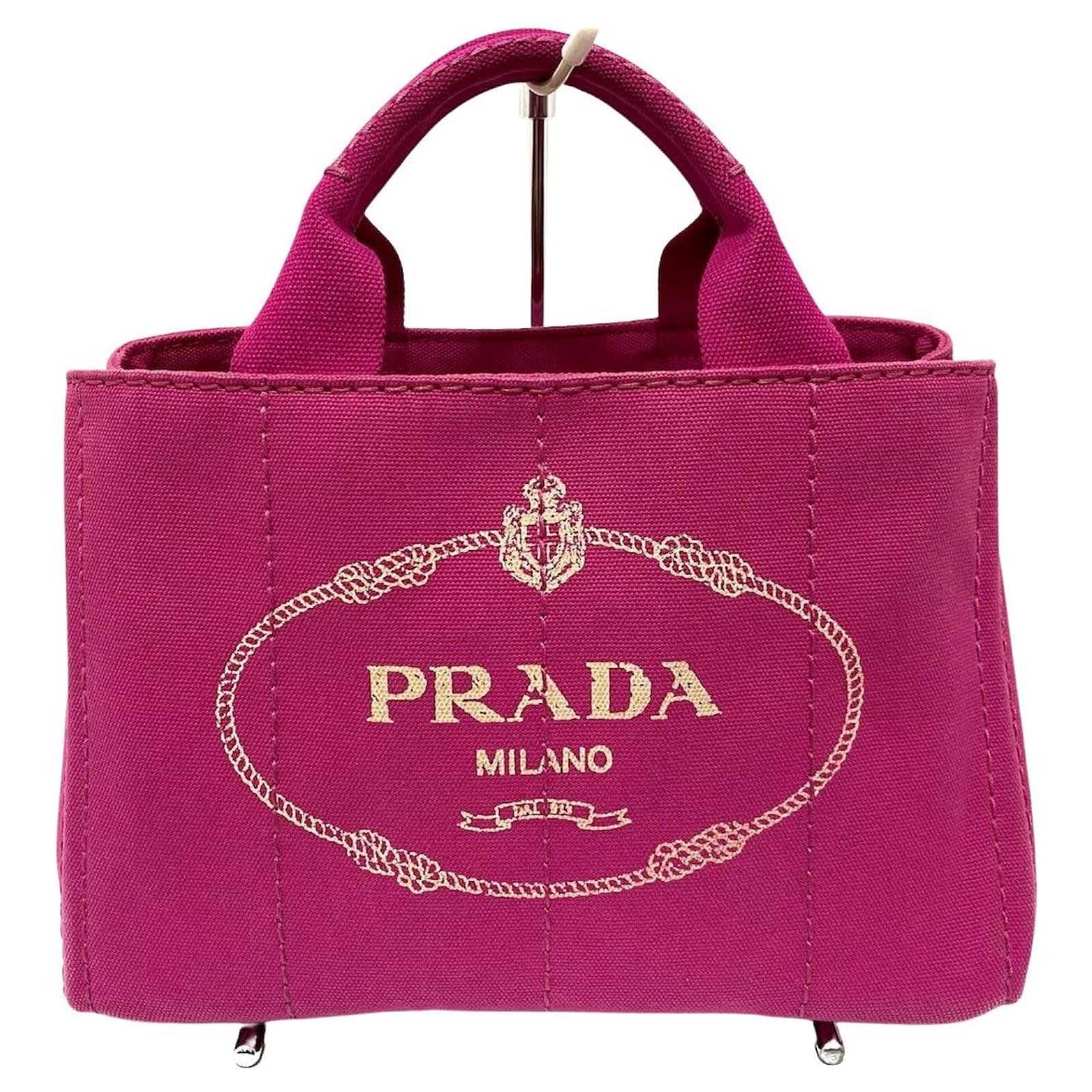Prada Canapa Pink Cloth ref.790083 - Joli Closet