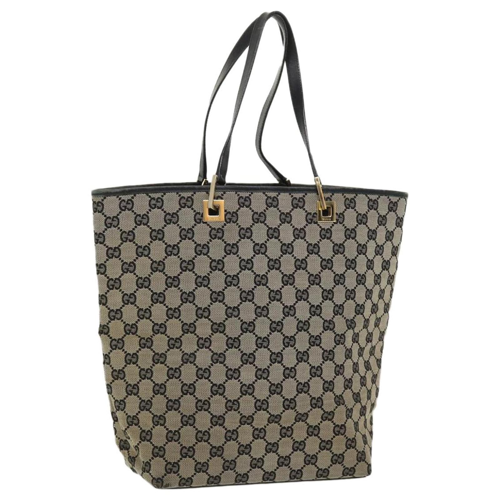 gucci GG Canvas Tote Bag black 002 1098 3444 Auth ac1696 ref