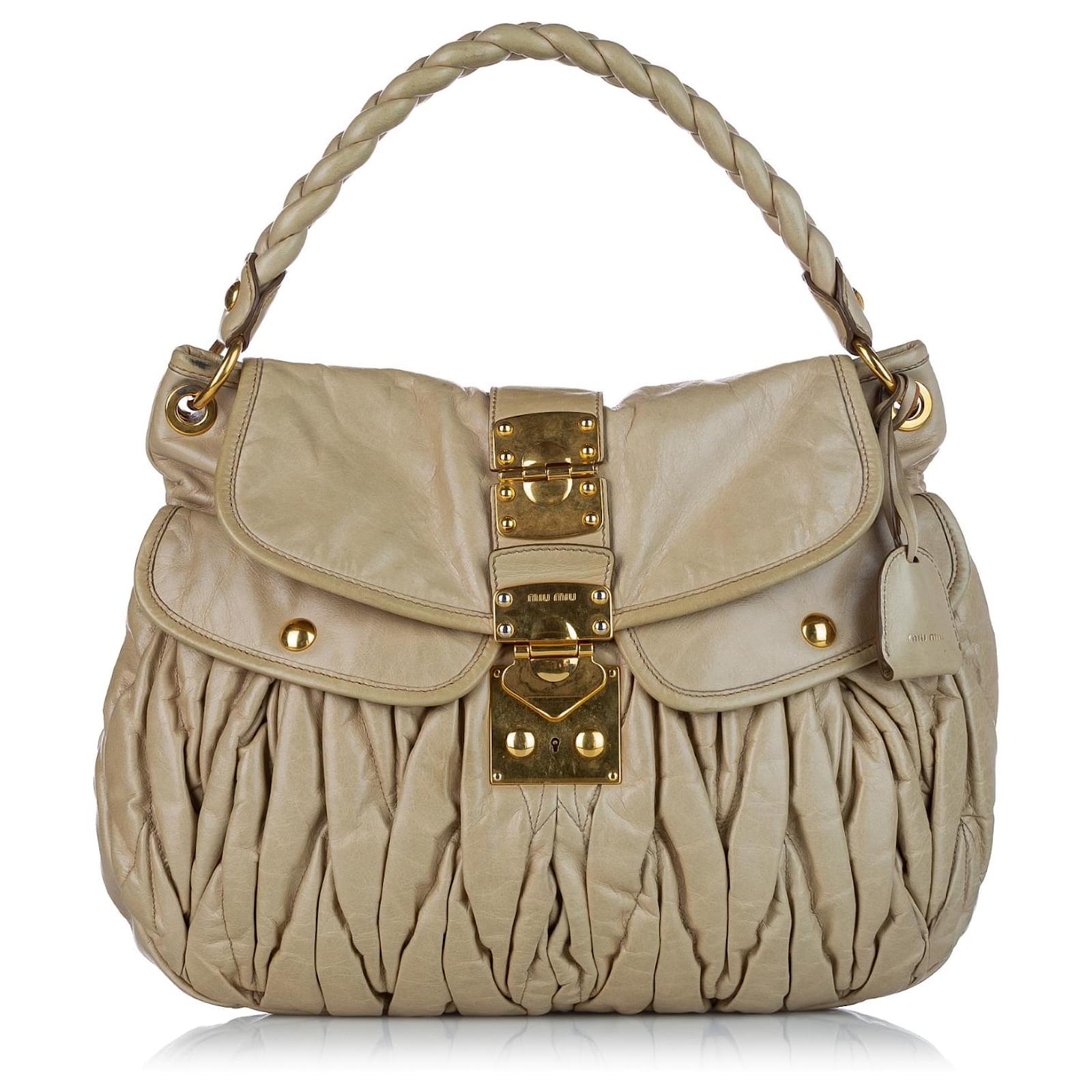 MIU MIU, Sand Women's Shoulder Bag