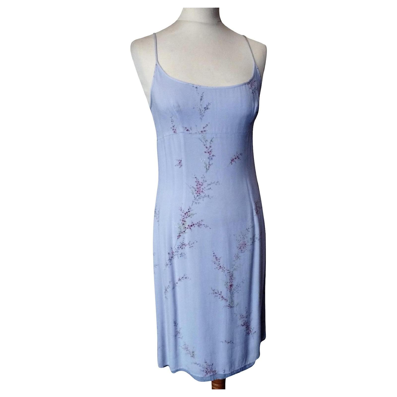 CACHAREL ROBE DRESS PREPPY CREPE PASTELS T36 Viscose Lavande ref