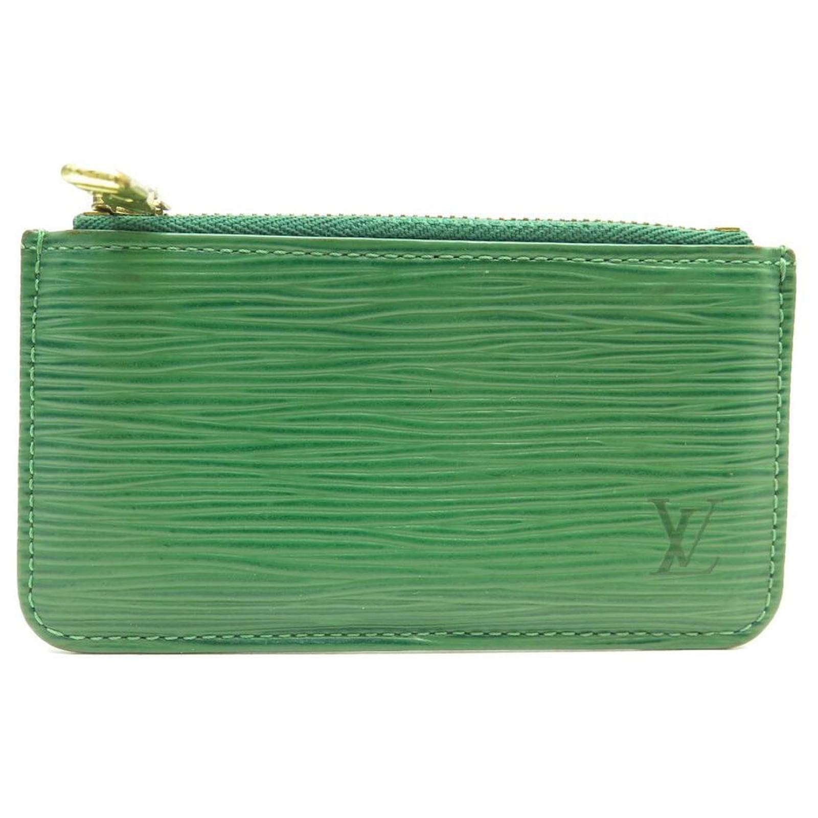 Louis Vuitton Key Pouch, Green, One Size