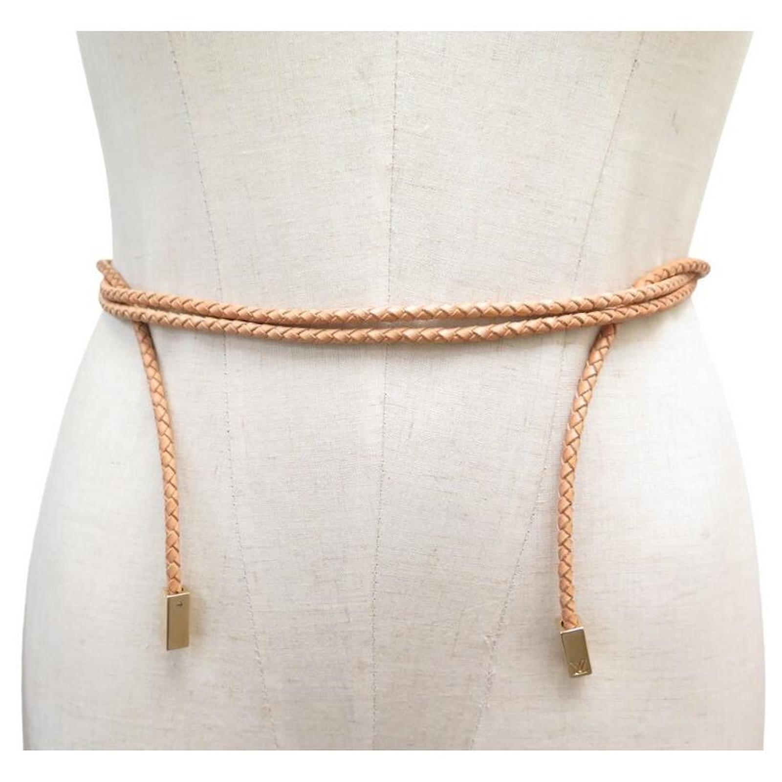 NEW LOUIS VUITTON T BELT17470 BRAIDED LEATHER T65 100 BRAIDED