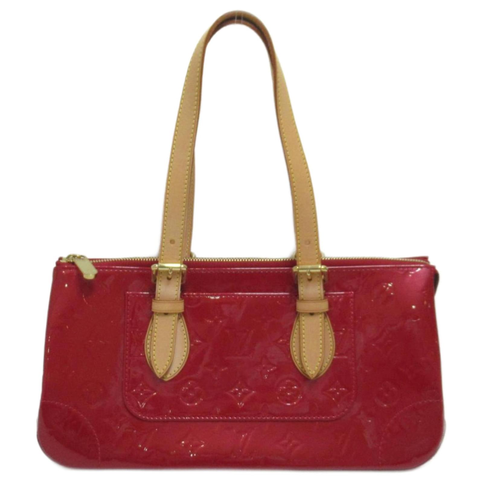 Louis Vuitton Red Monogram Vernis Rosewood Avenue Bag Louis