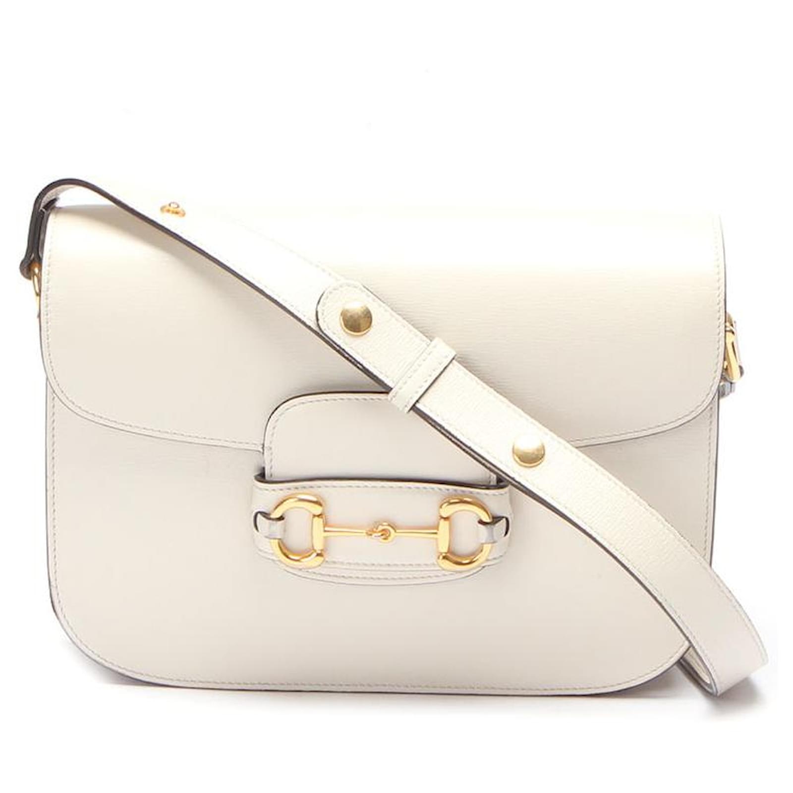 Gucci 'horsebit 1955' Shoulder Bag in White