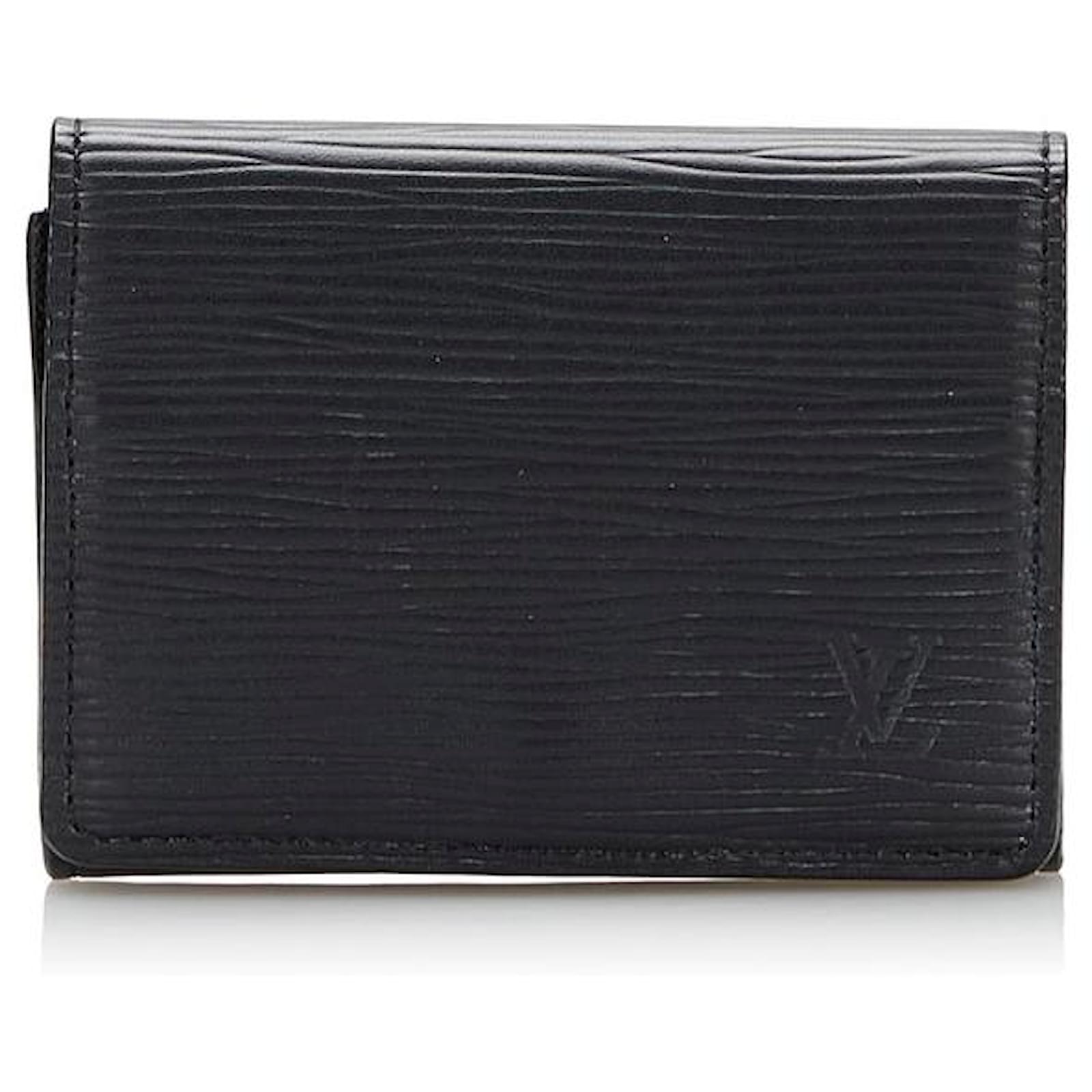 Louis Vuitton Enveloppe Carte de visite, Black, One Size