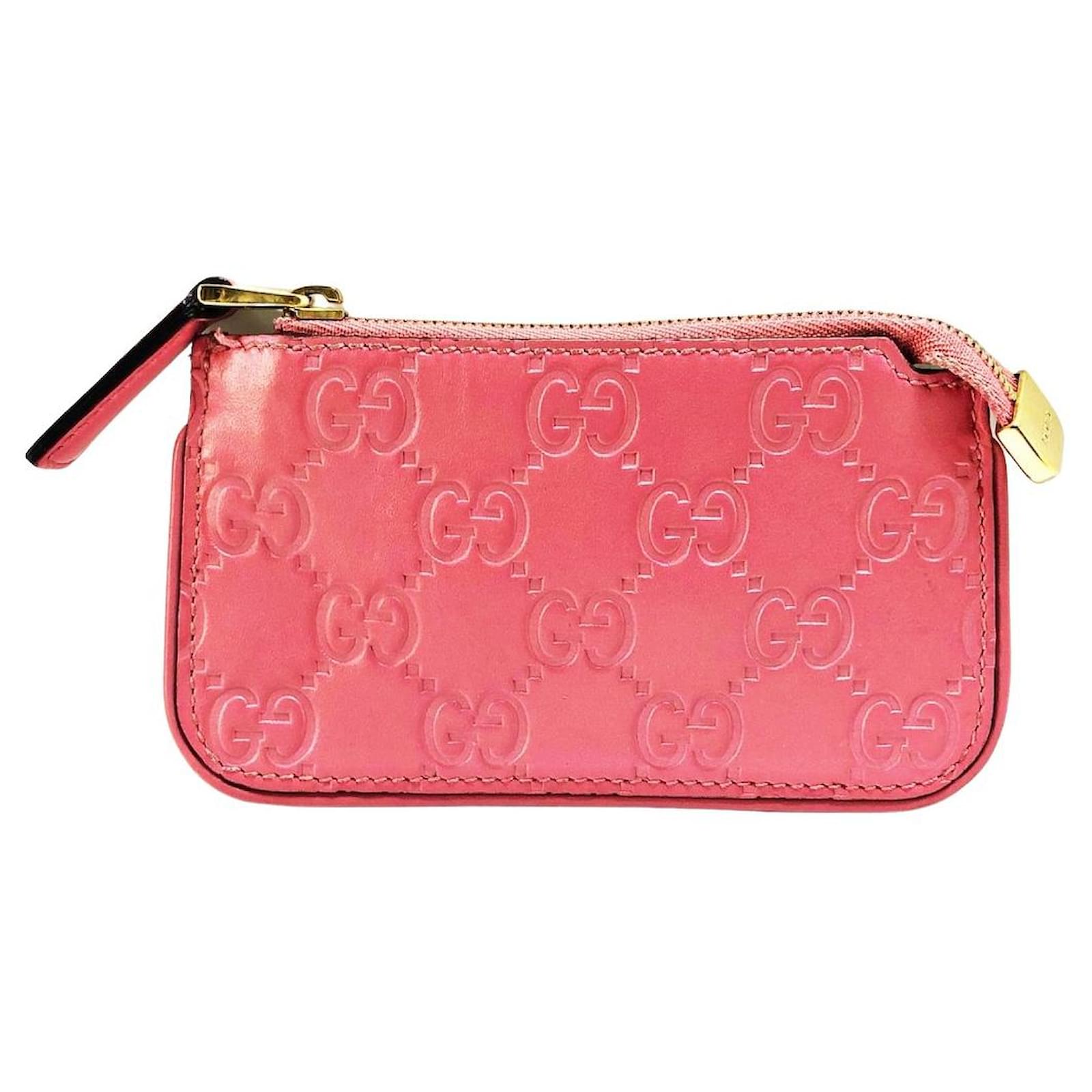 Gucci Shimmer Line Pink Leather ref.792155 - Joli Closet