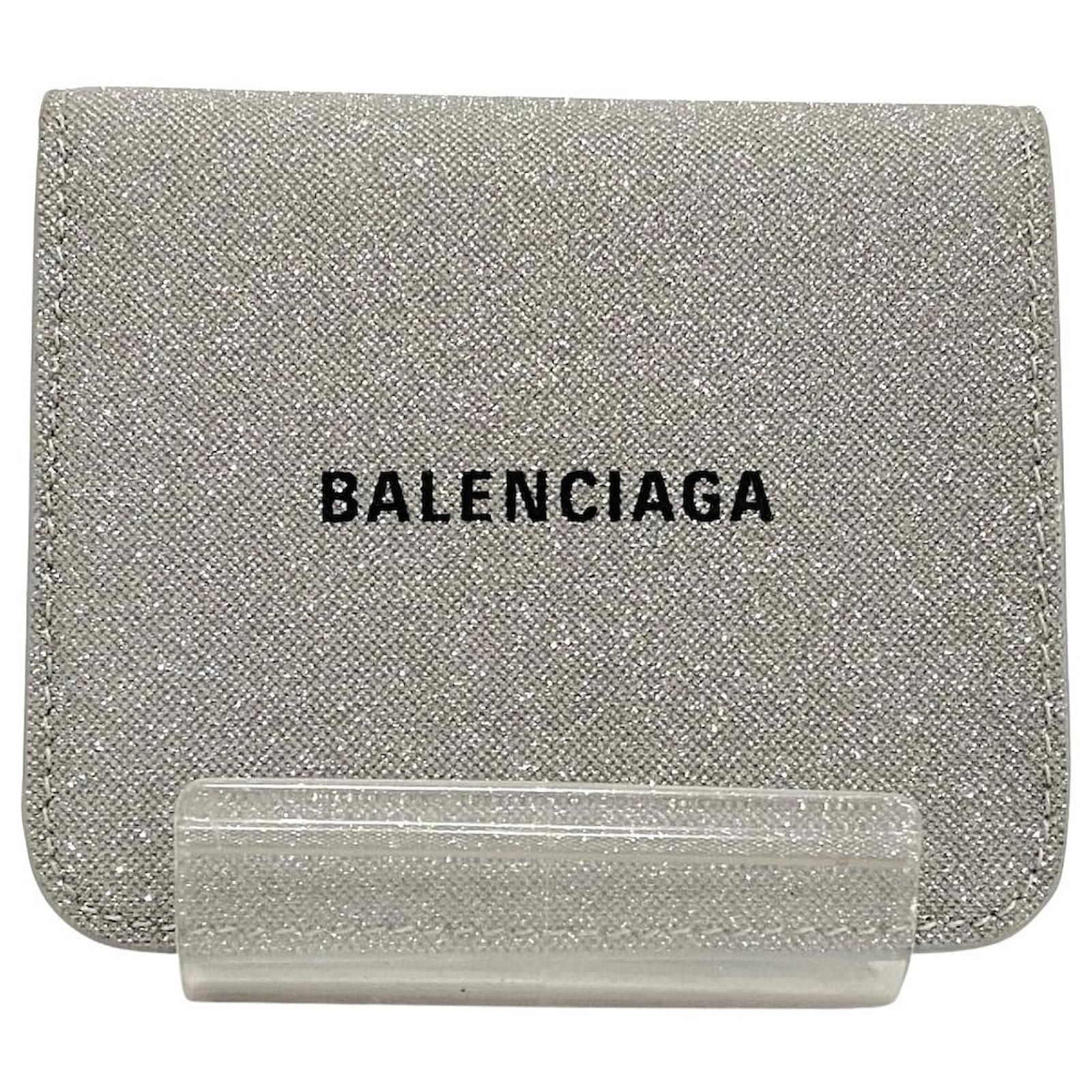 Mua Ví Nam Balenciaga Logo Print TriFold Cash Mini Wallet In Black 594312  1WV03 1160 Màu Đen  Balenciaga  Mua tại Vua Hàng Hiệu h044675
