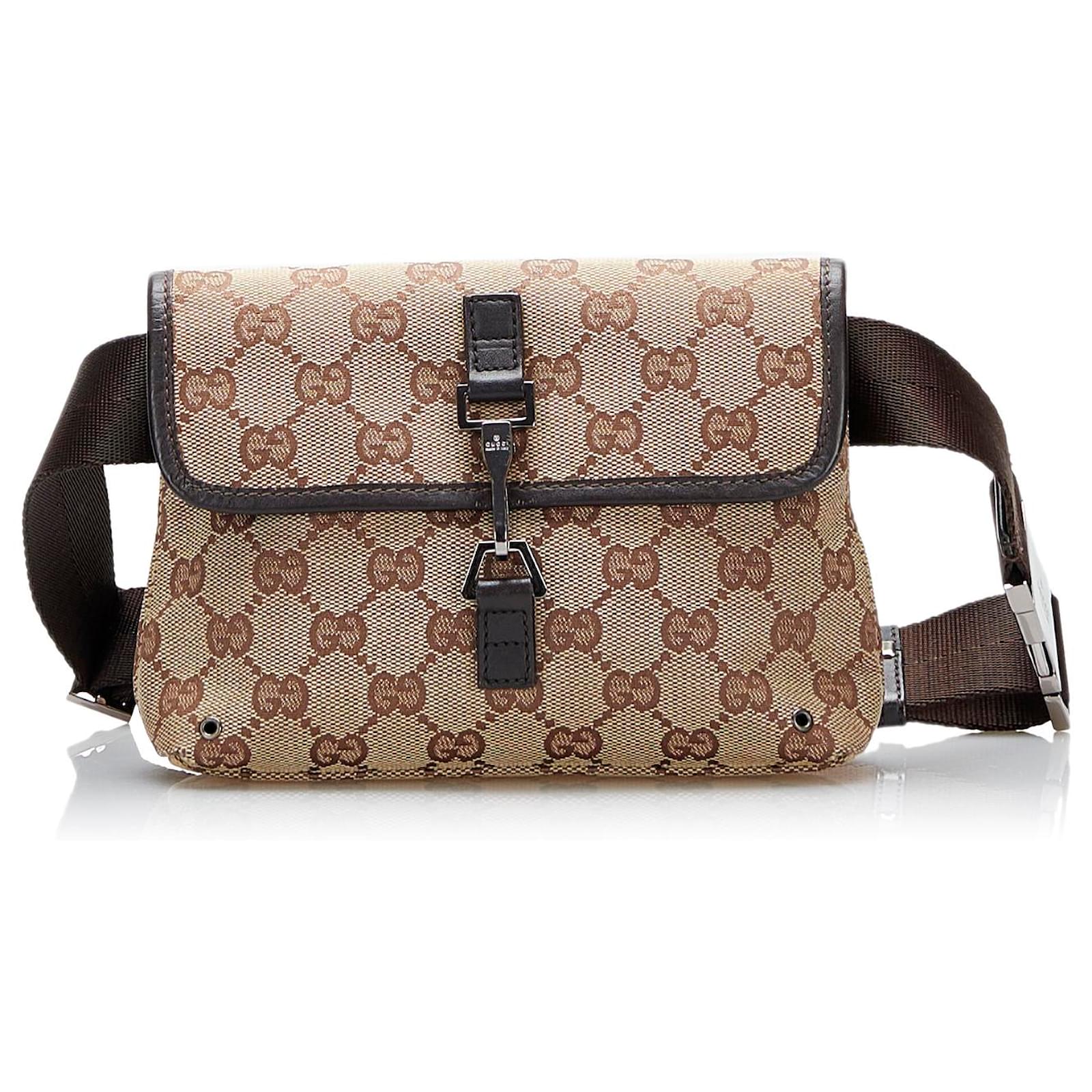 Gucci Belt Bag Brown GG Canvas in 2023