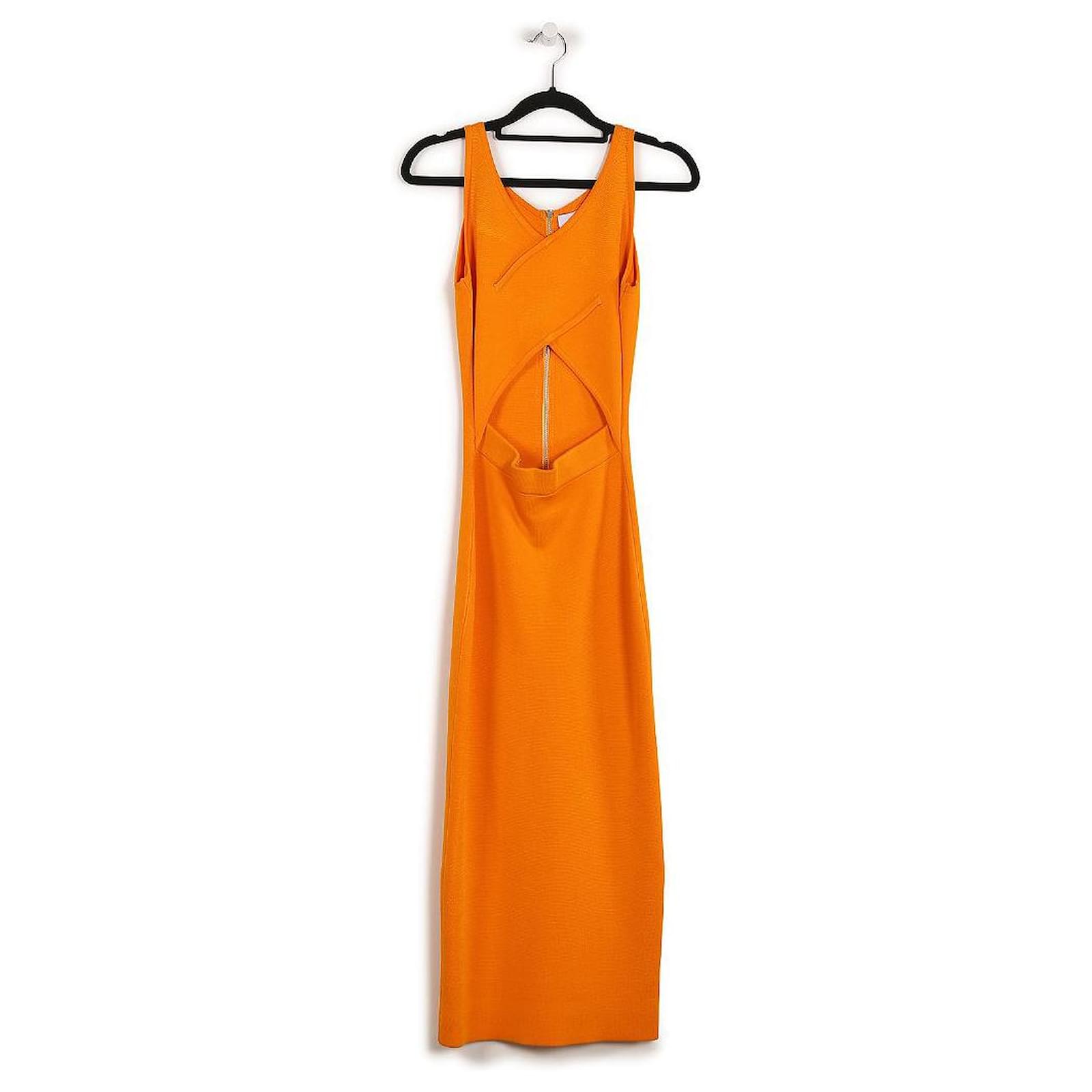 Dion lee cheap orange dress