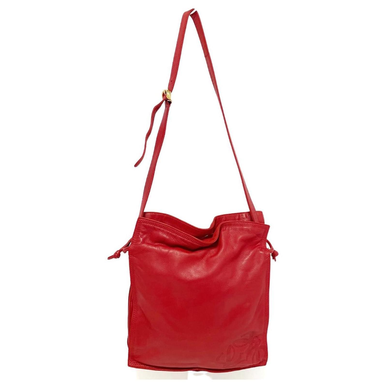 Loewe Red Leather ref.793004 - Joli Closet