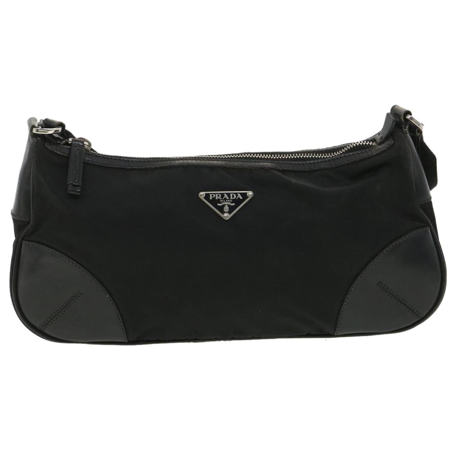 PRADA Synthetic Bag Black 