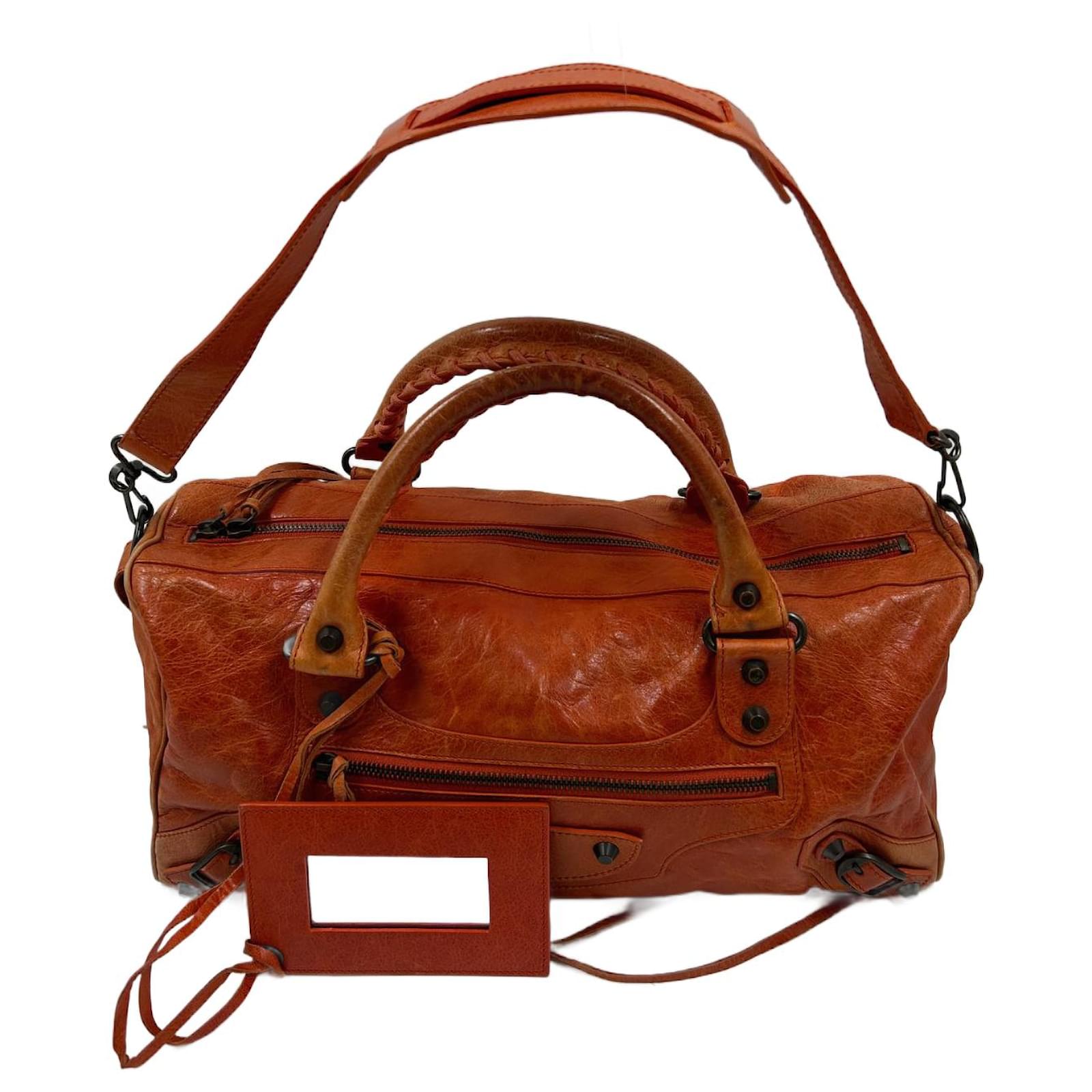 Balenciaga Orange Twiggy Leather ref.793375 - Joli Closet