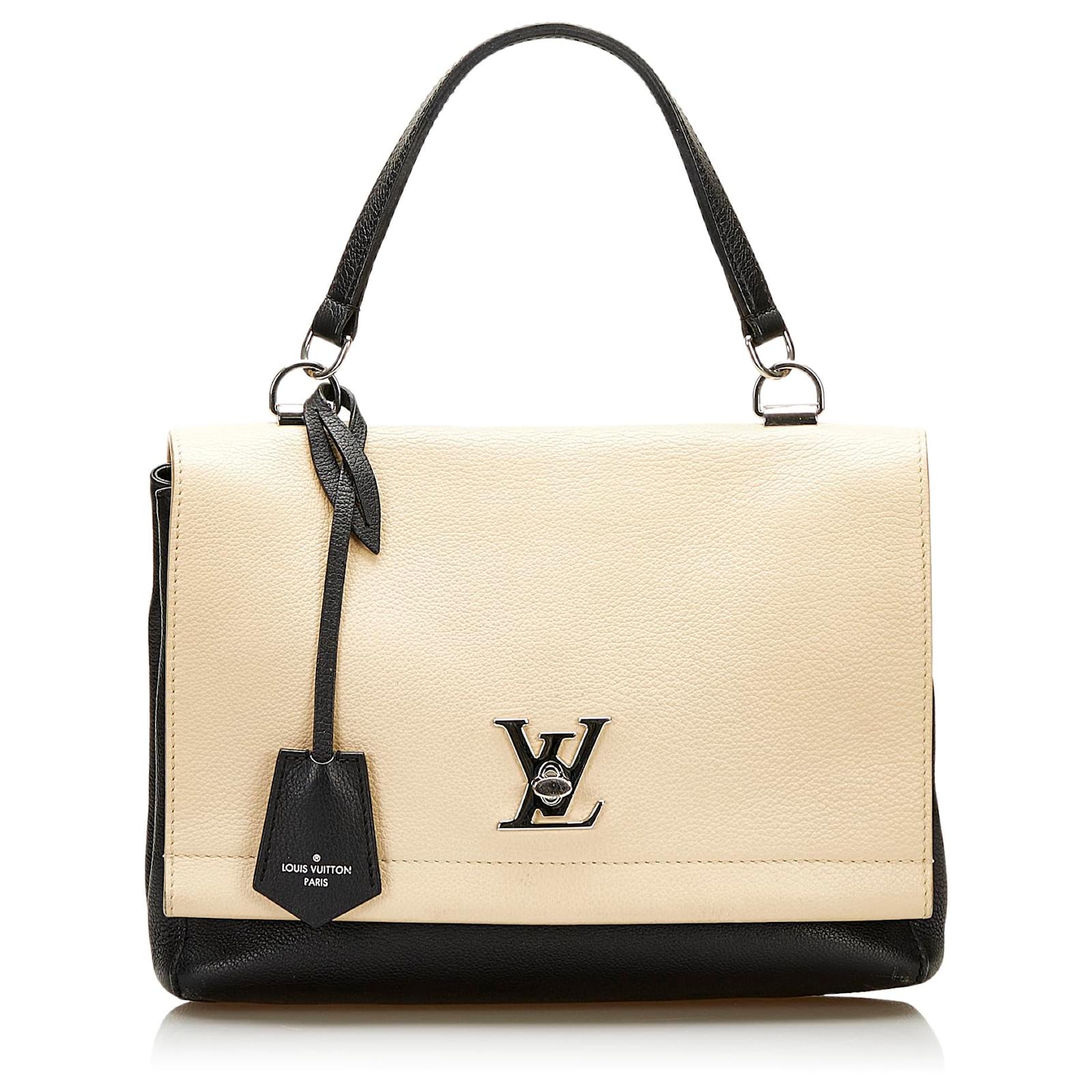Louis Vuitton Black Leather Lockme II BB Bag Louis Vuitton