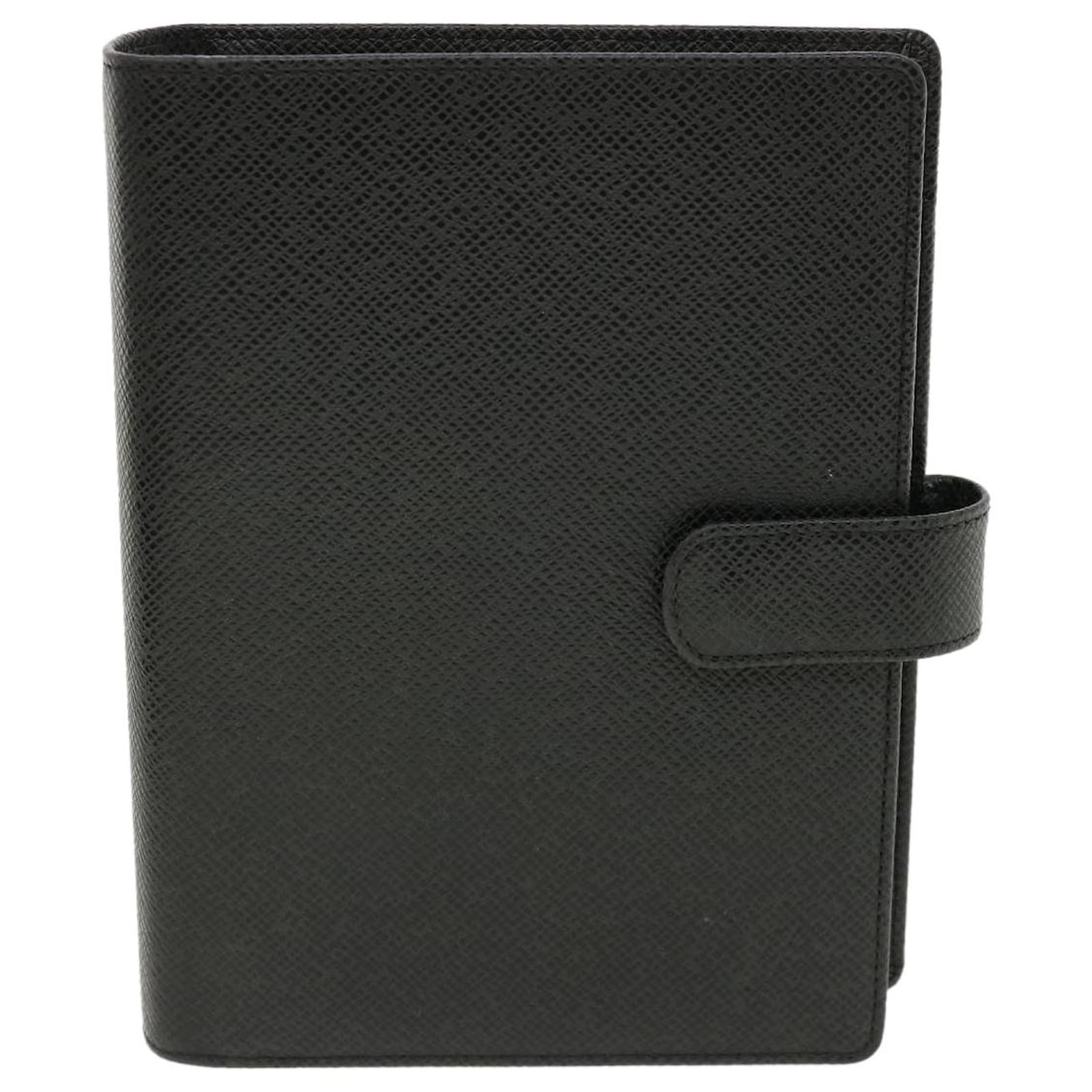 Louis Vuitton Agenda Cover Black Leather ref.793819 - Joli Closet