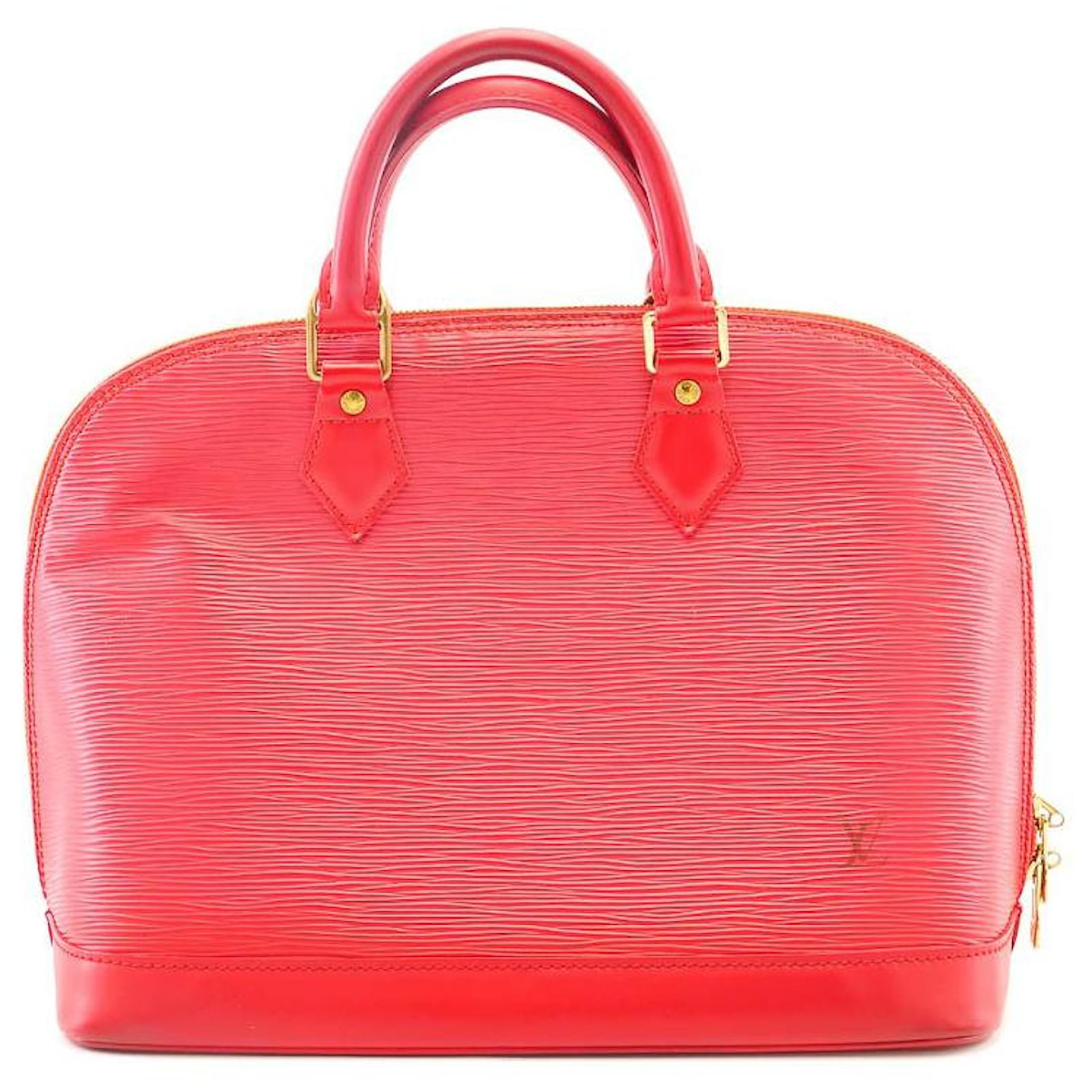 Louis Vuitton Red Epi Leather Alma PM Louis Vuitton
