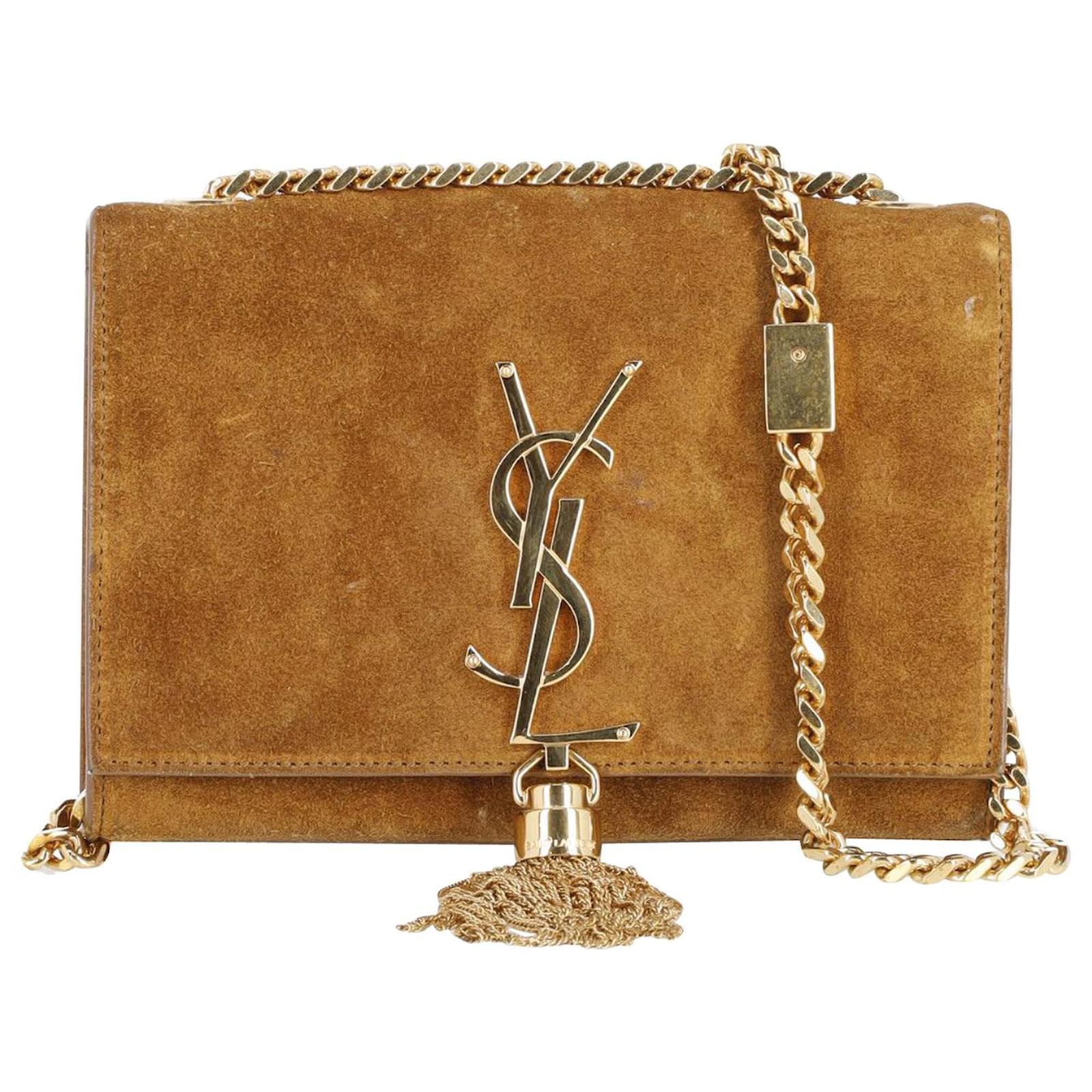 Saint Laurent Kate Small Chain- Tassel Leather Cross-body Bag