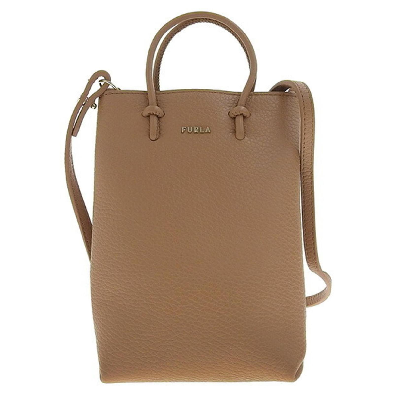 Furla Beige Leather Ref Joli Closet