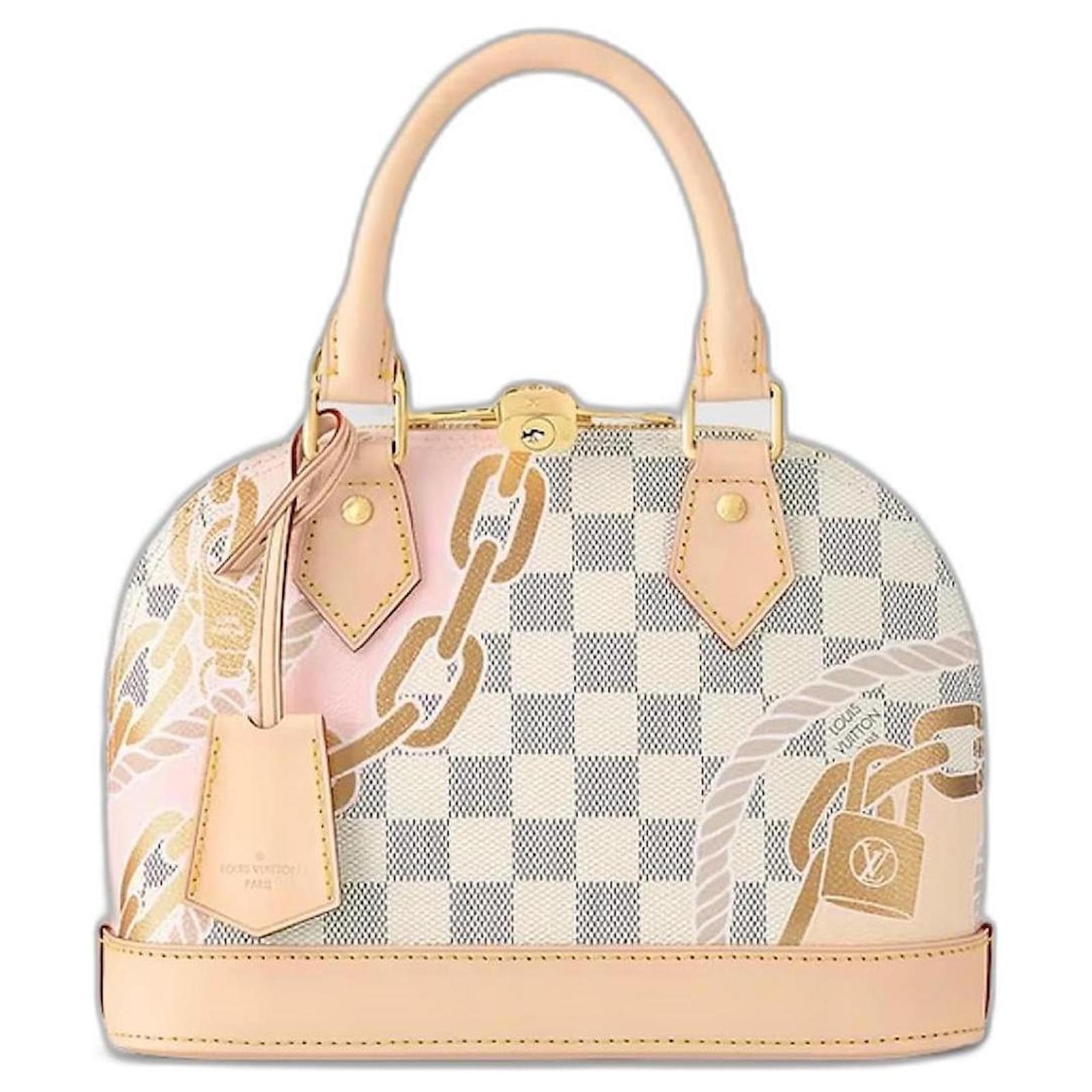 Handbags Louis Vuitton LV Alma Damier Azur Summer 2023