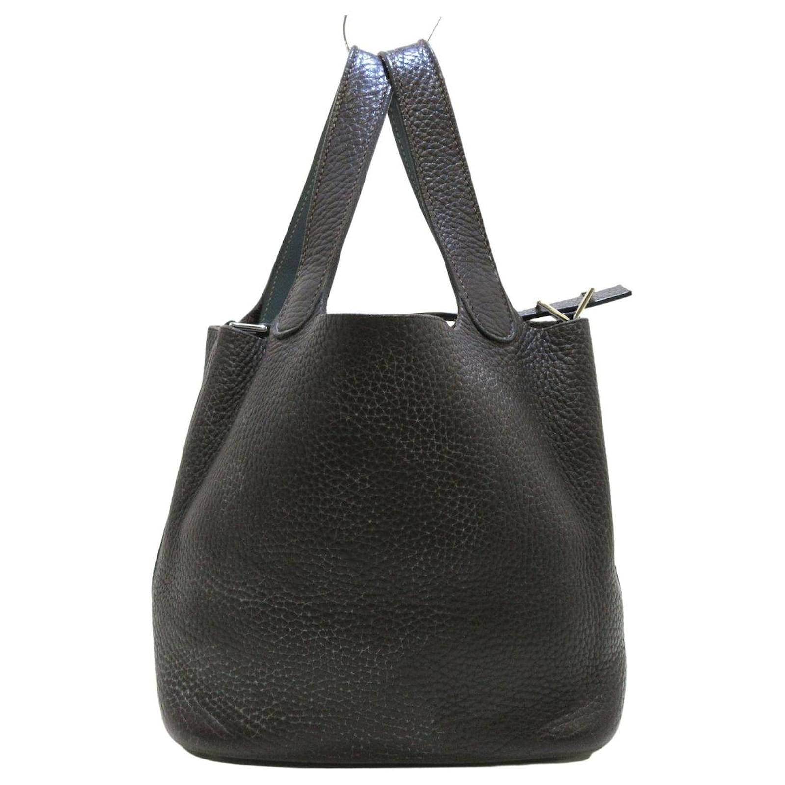 Hermès Picotin Black Leather ref.797343 - Joli Closet