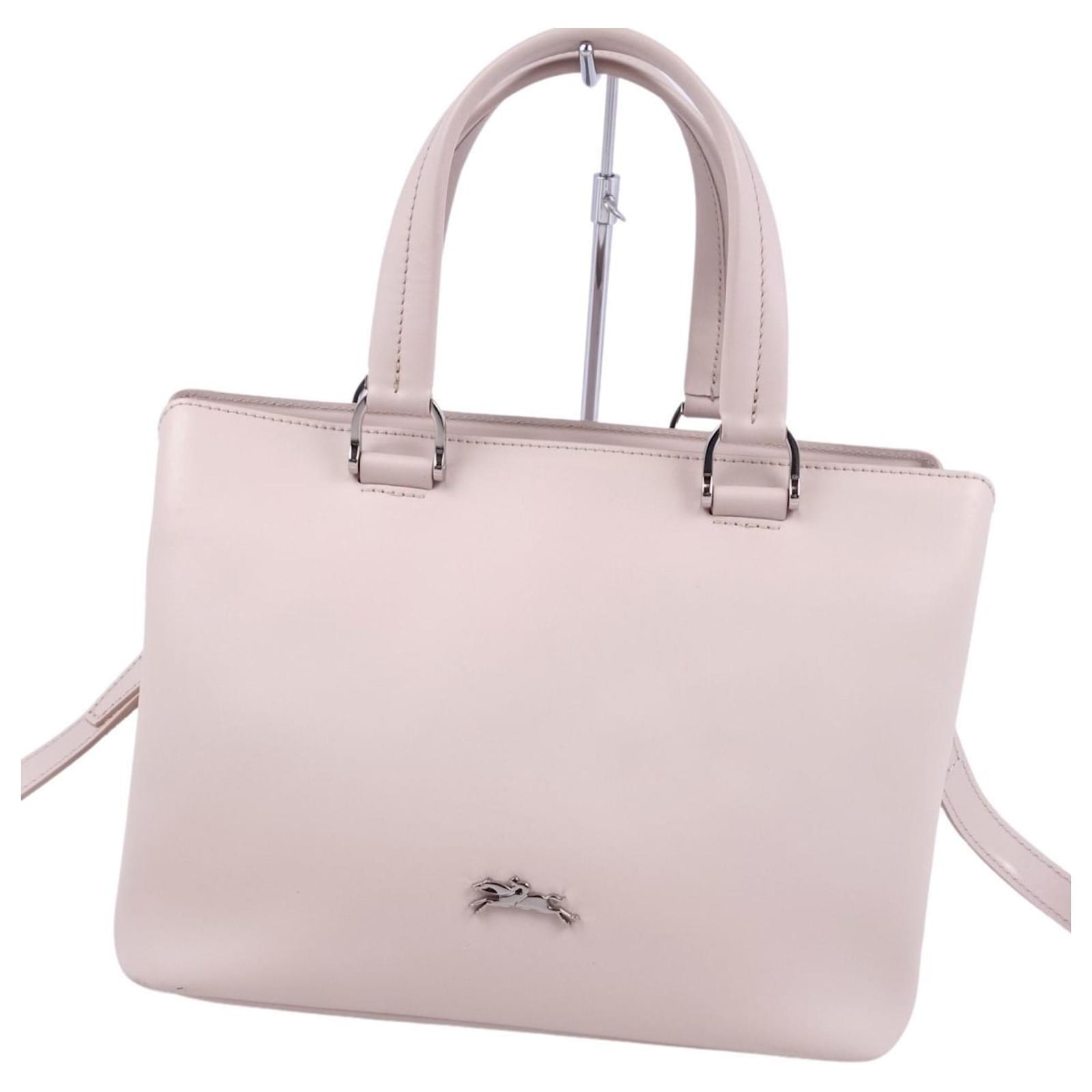 Longchamp Honore Pink Ponystyle calfskin ref.797738 Joli Closet